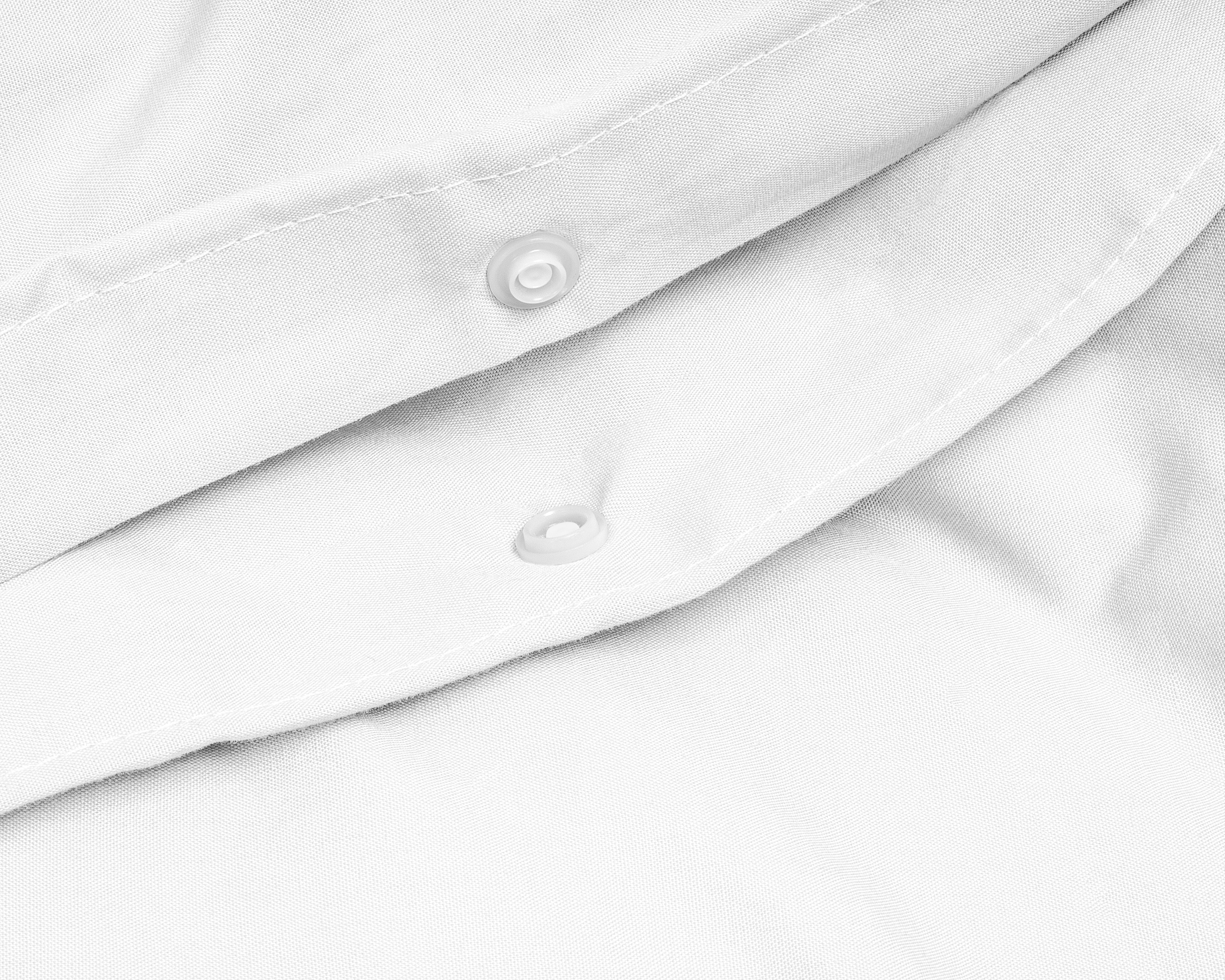 Egyptian Cotton Uni White Duvet Cover - High Quality - Modern - Luxury Satin