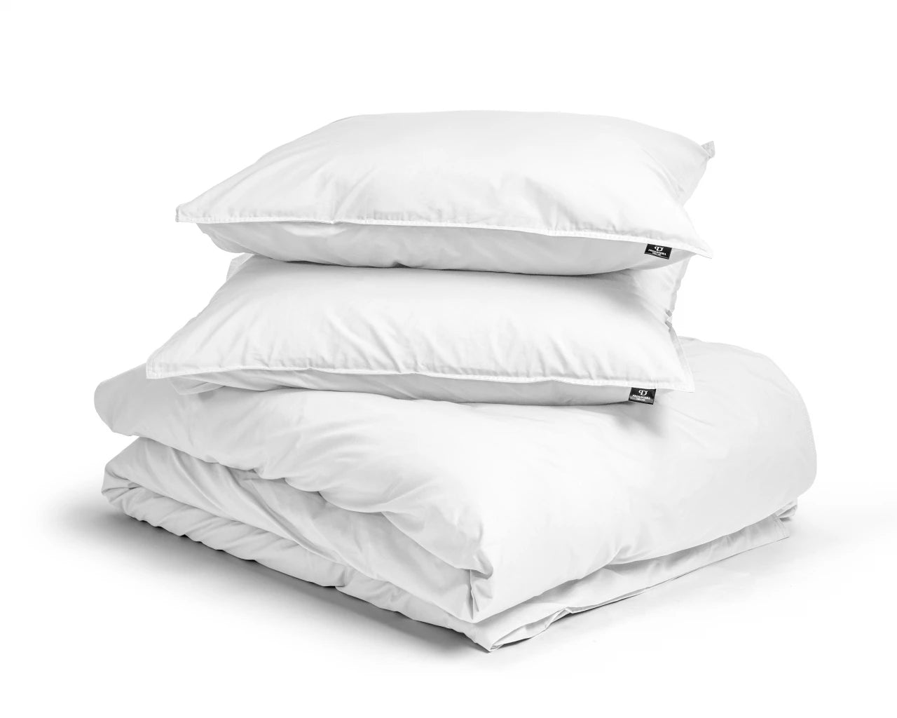 Egyptian Cotton Uni White Duvet Cover - High Quality - Modern - Luxury Satin