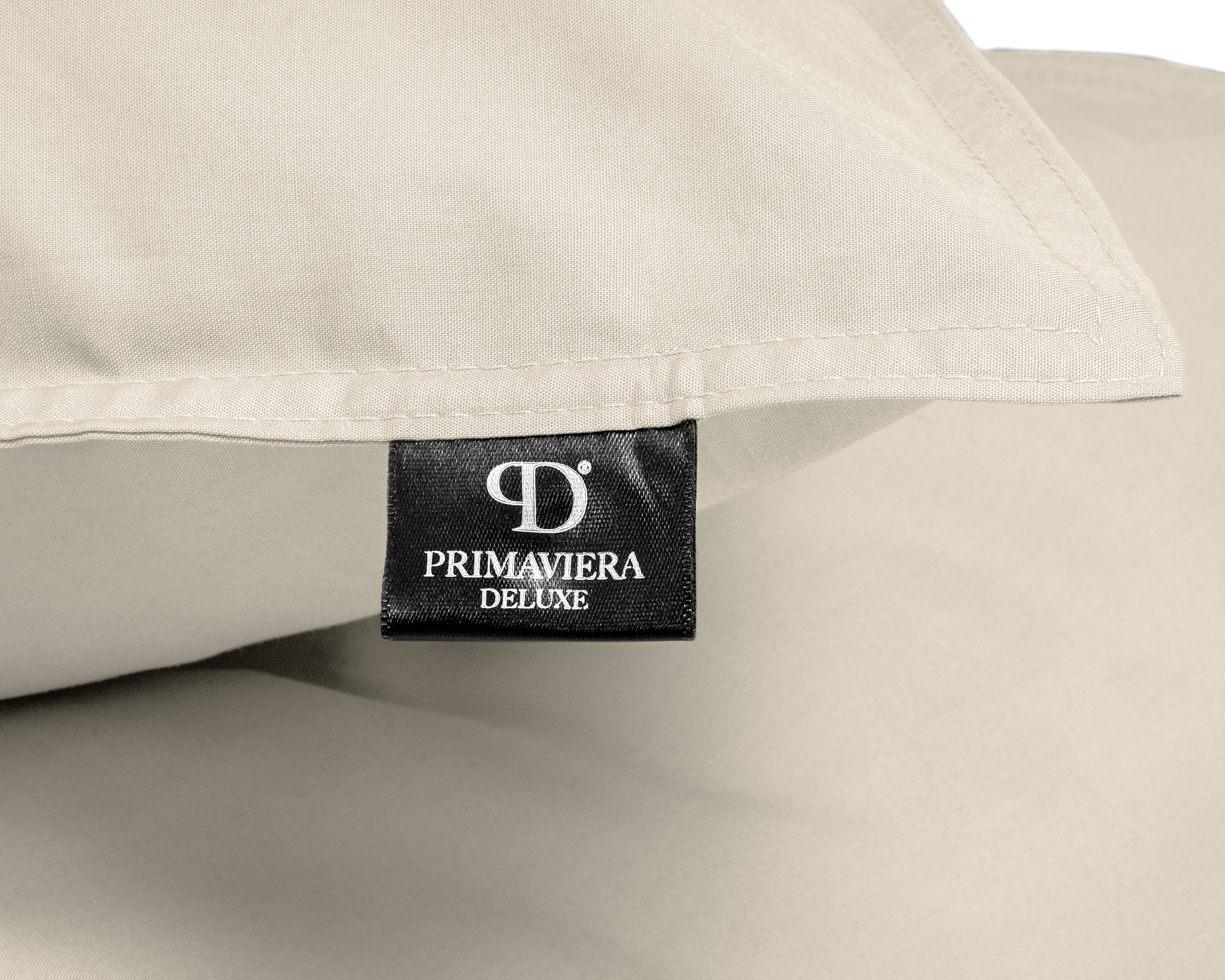 Egyptian Cotton Uni Sand Duvet Cover - High Quality - Modern - Luxury Satin