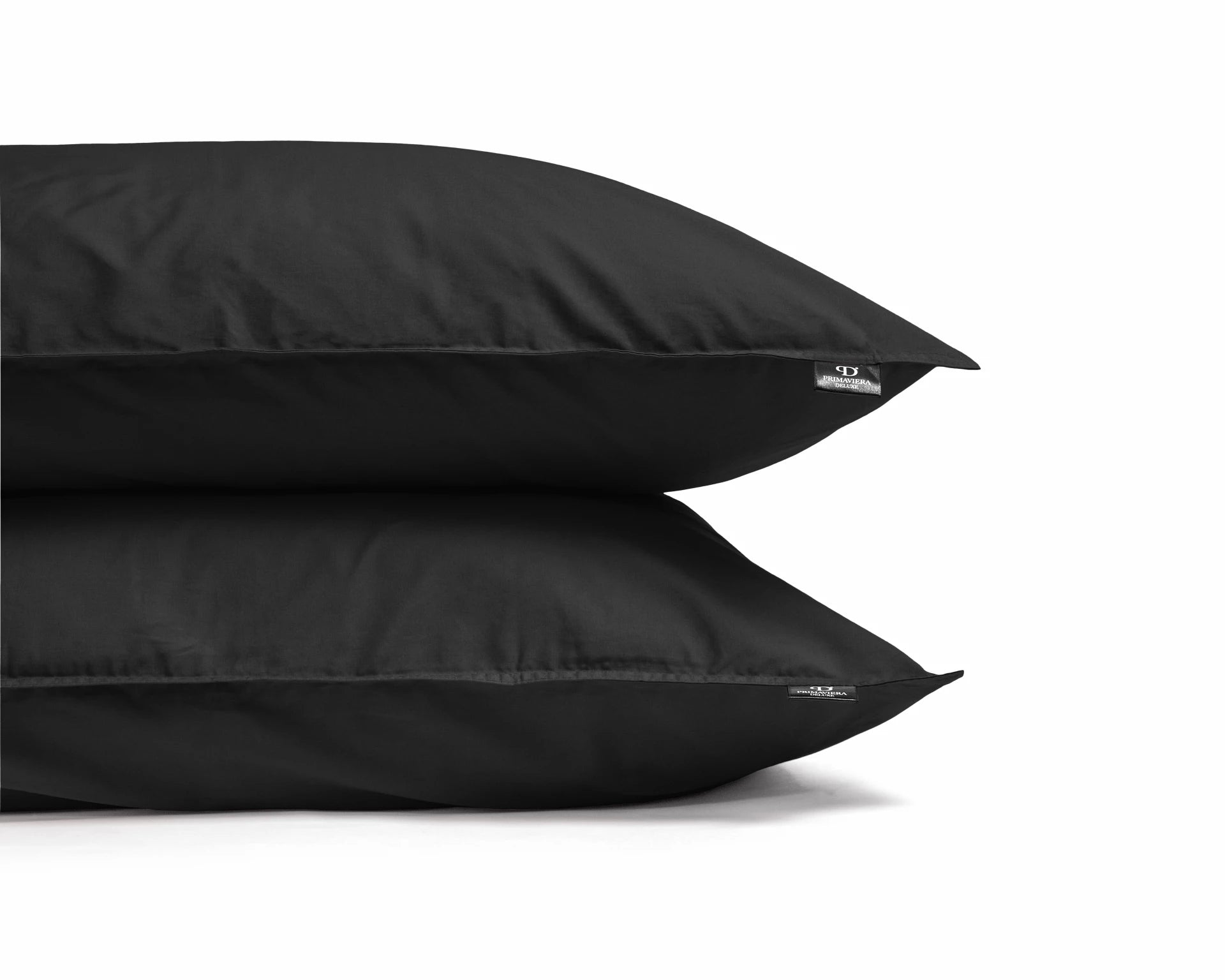 Egyptian Cotton Uni Black Duvet Cover - High Quality - Modern - Luxury Satin