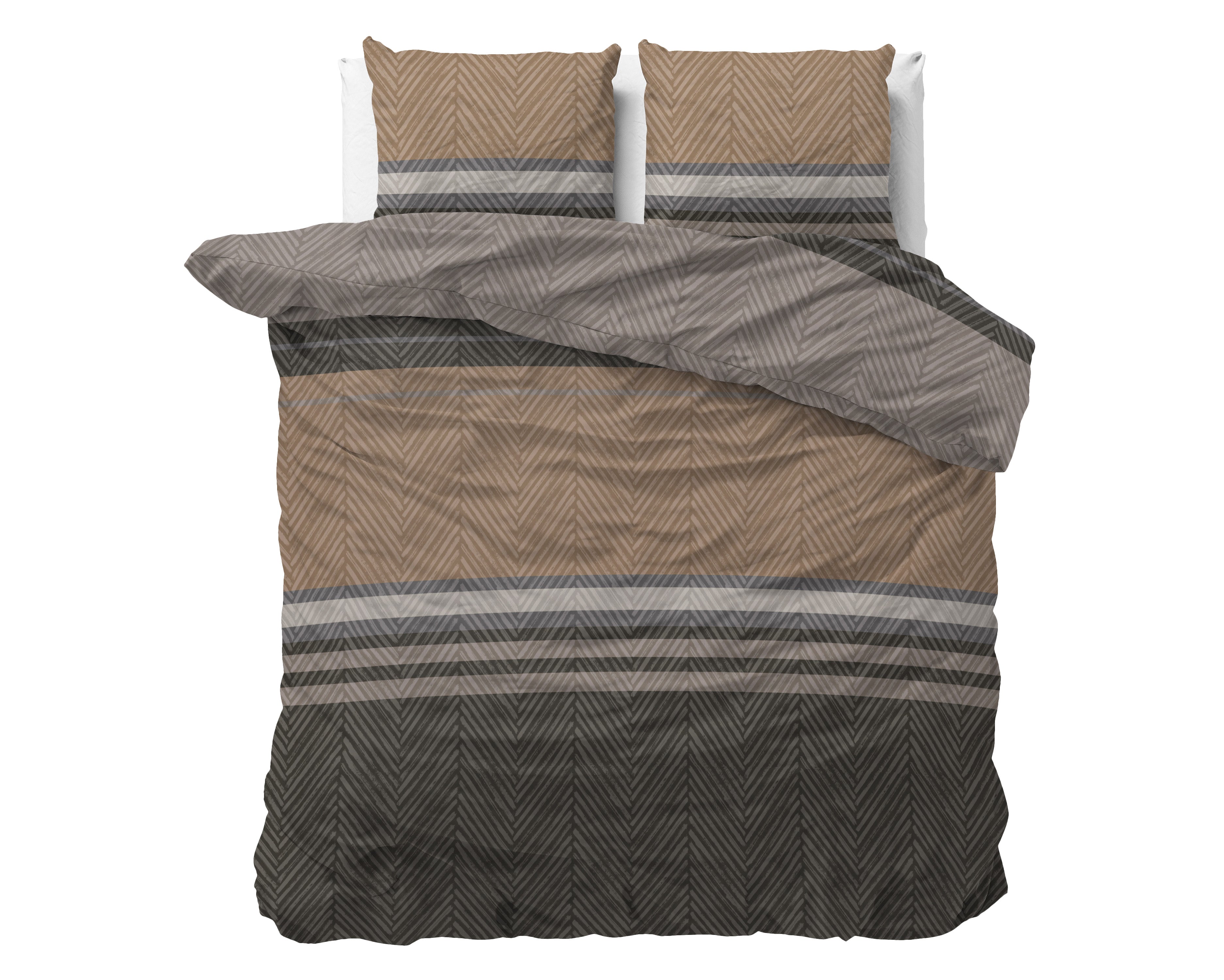 Ezgi Brown Duvet Cover
