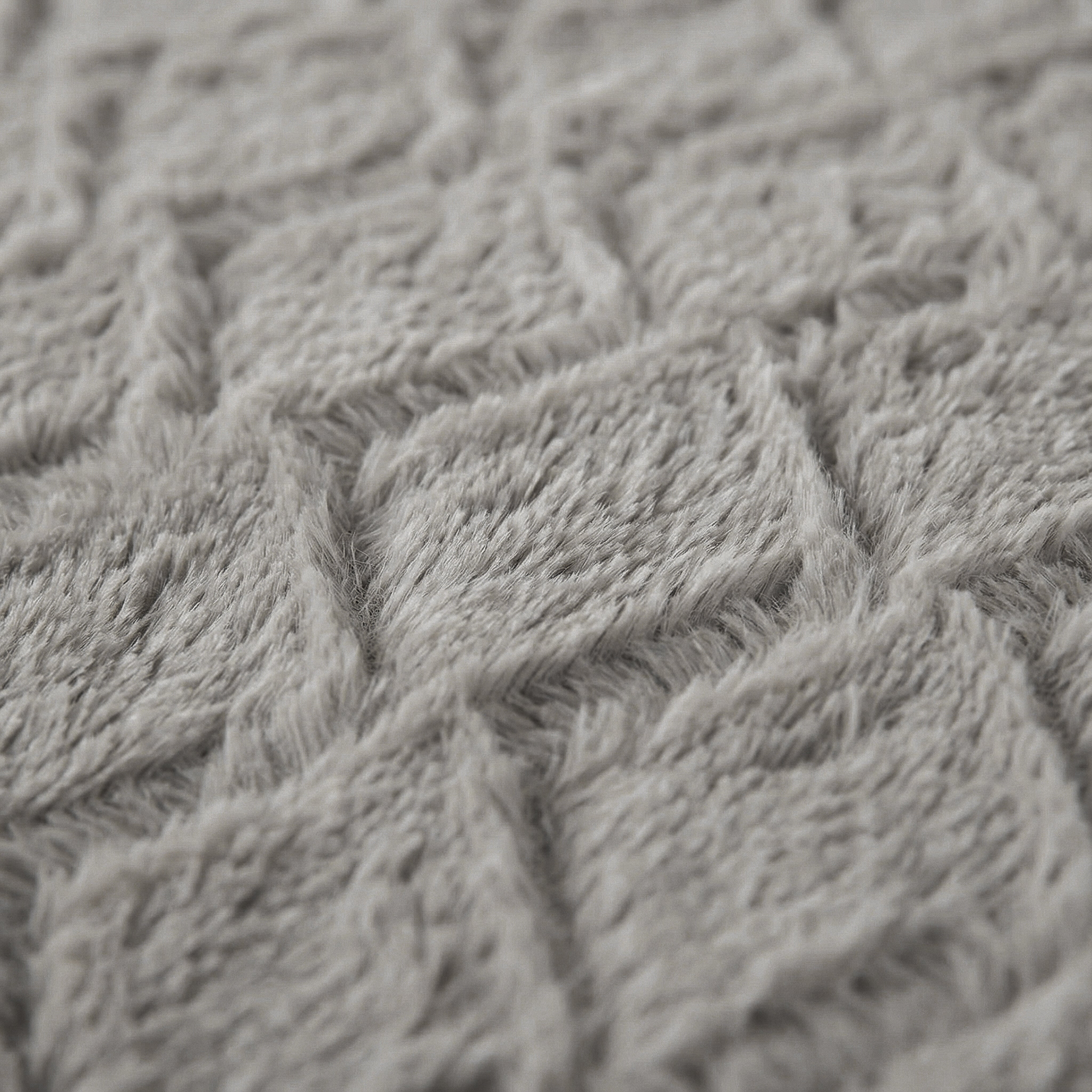 Faux Fur Syon Teddy Dekbedovertrek Grijs