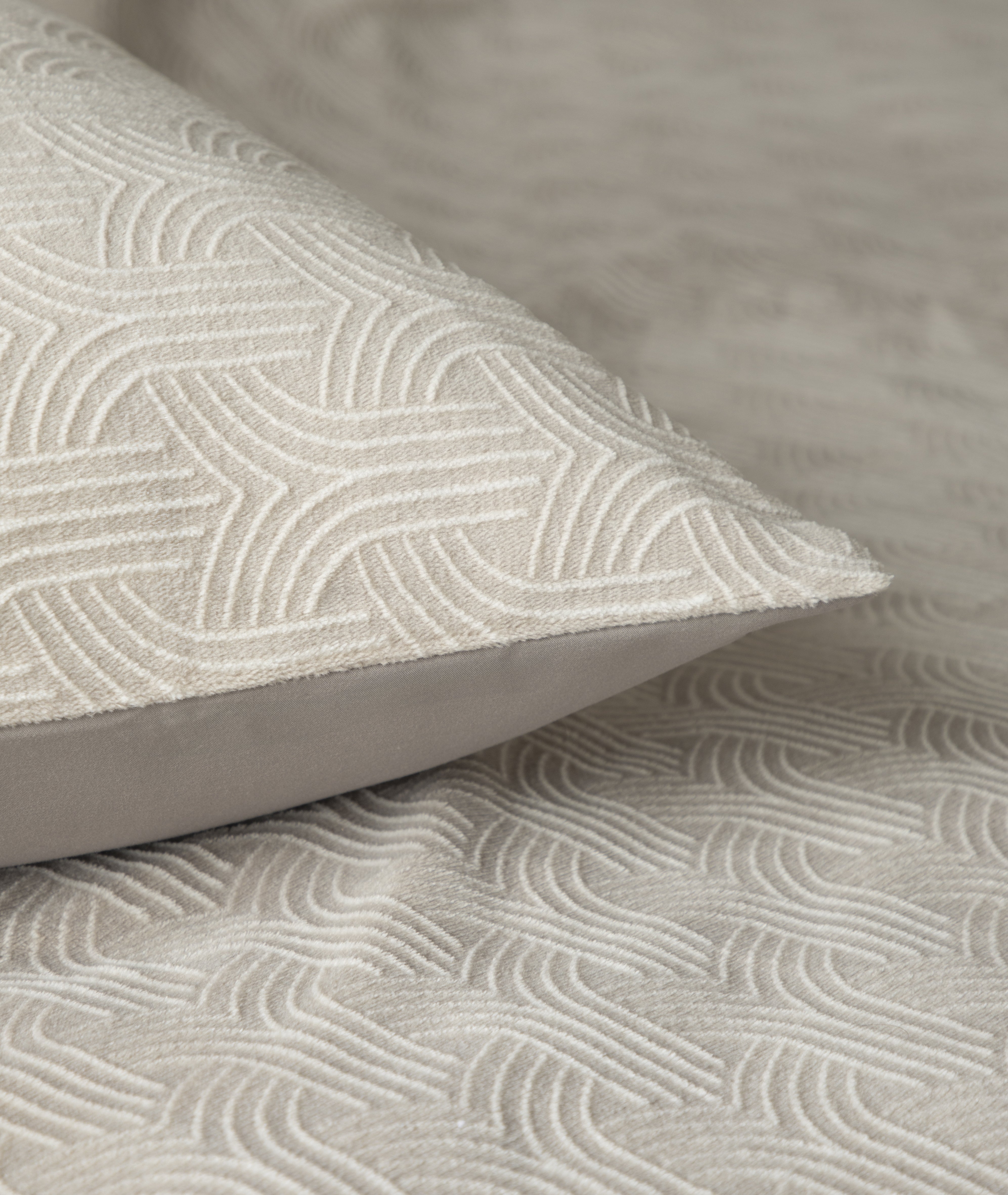 Flanel Art Beige Dekbedovertrek