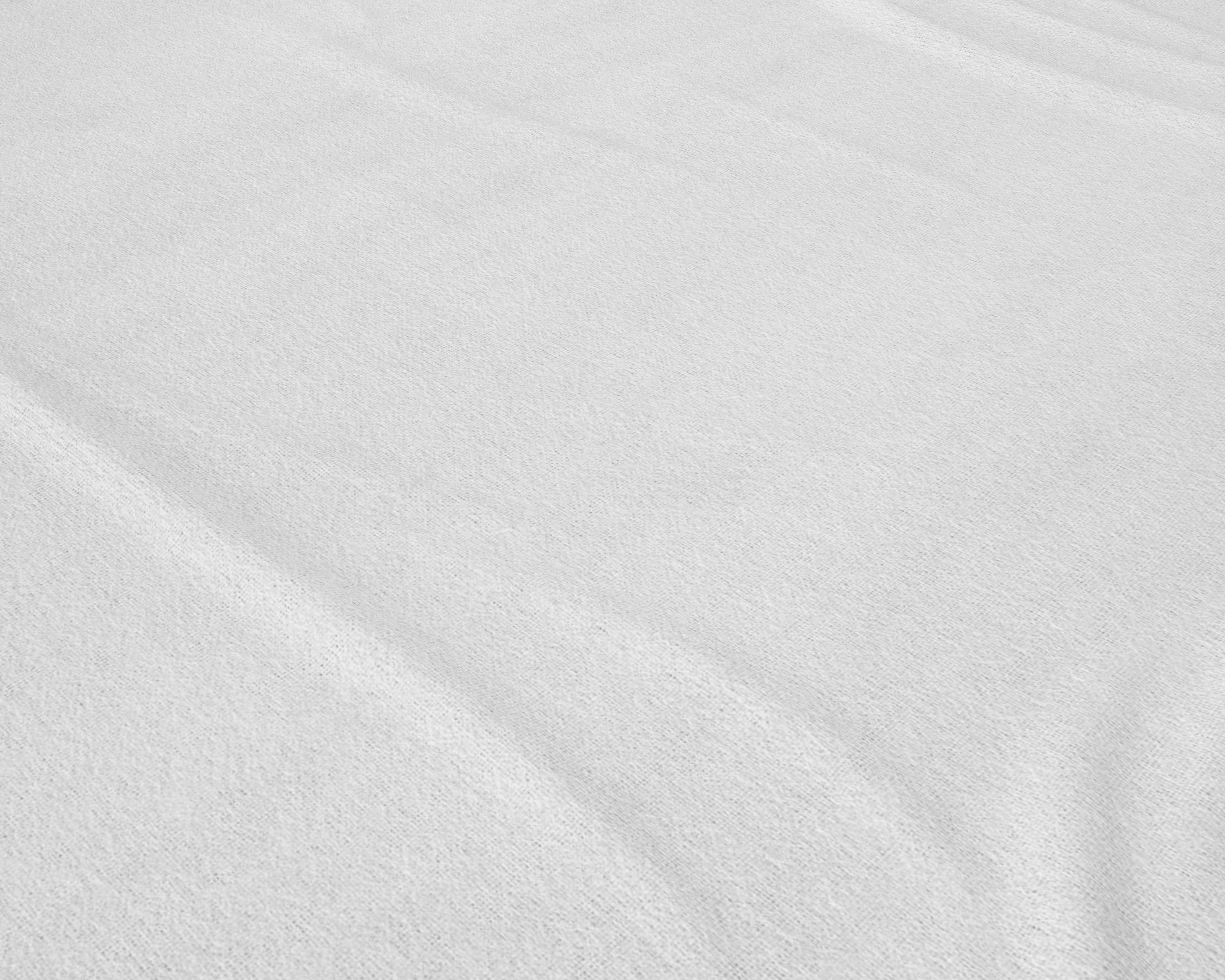 Flannel Basic Fitted Sheet White - Brushed on both sides - Wonderfully soft and warming - Free from harmful substances and skin-friendly