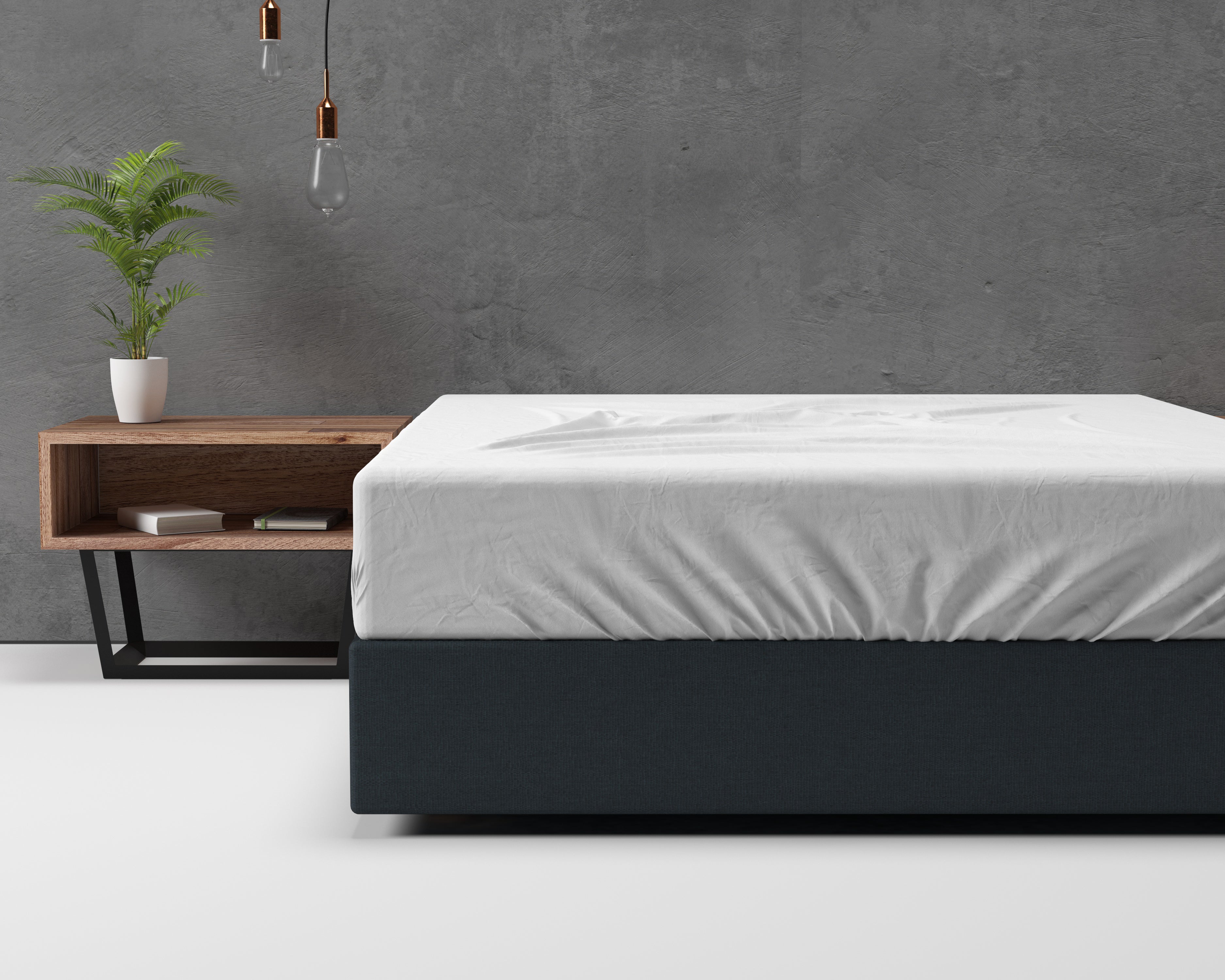 Flannel Basic Fitted Sheet White - Brushed on both sides - Wonderfully soft and warming - Free from harmful substances and skin-friendly