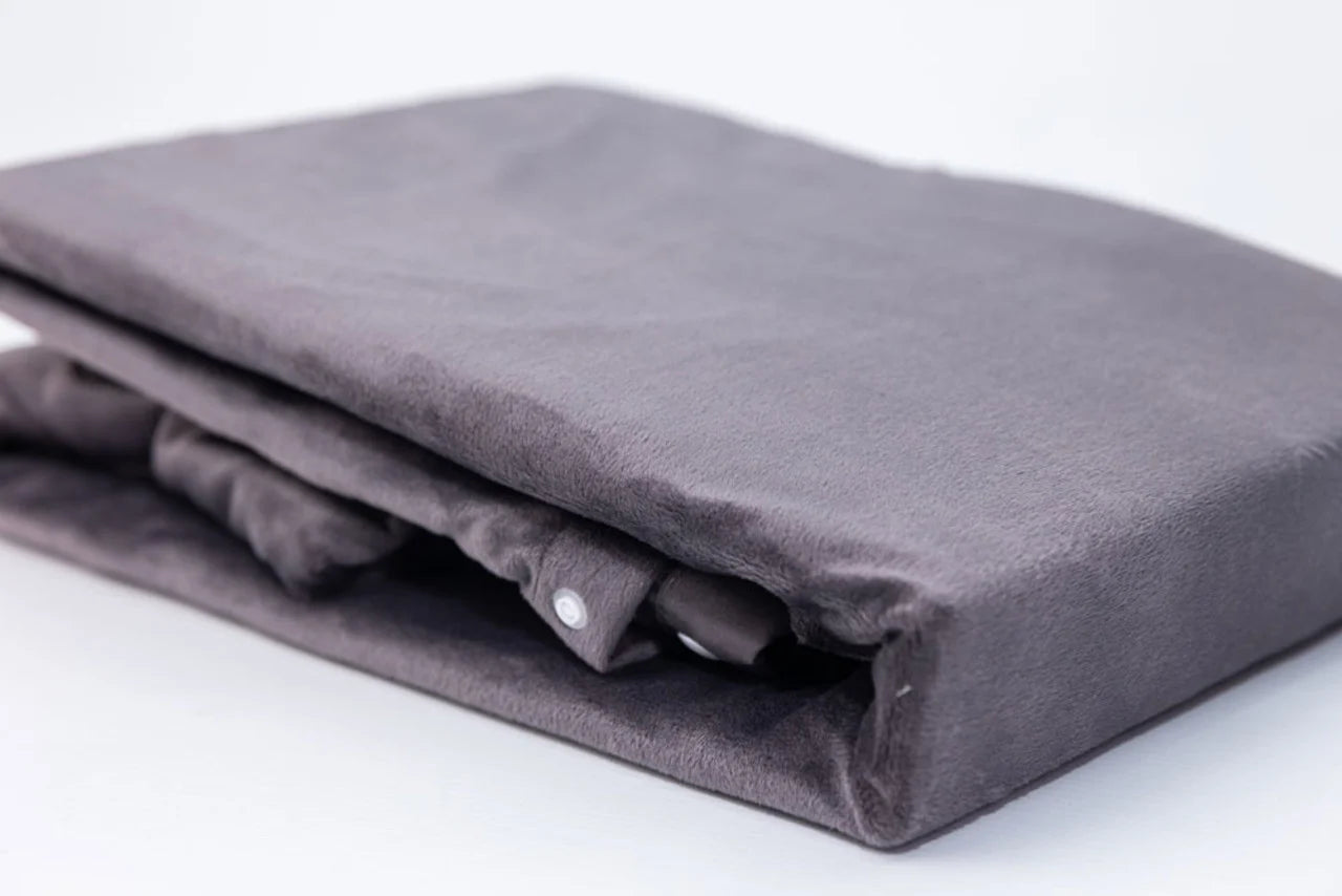 Velvet Duvet Cover Anthracite | Luxurious Velvet Duvet Cover for Optimal Sleeping Comfort
