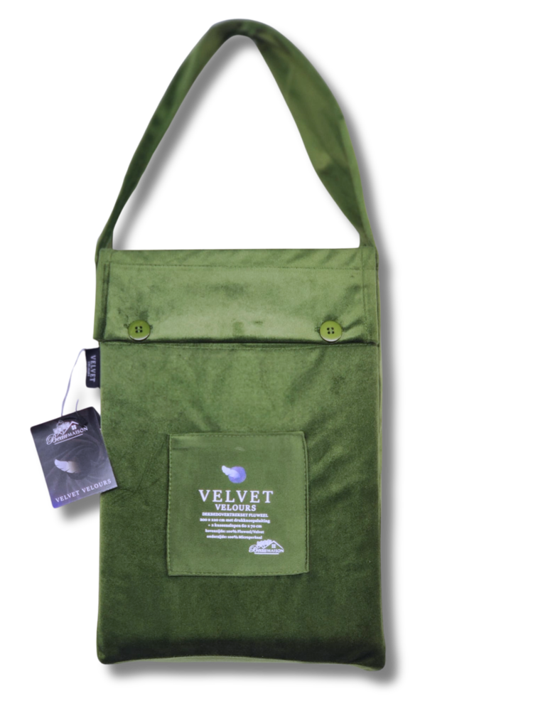 Fluwelen Dekbedovertrek Groen - Luxe Velvet Dekbedovertrek voor Comfort en Stijl