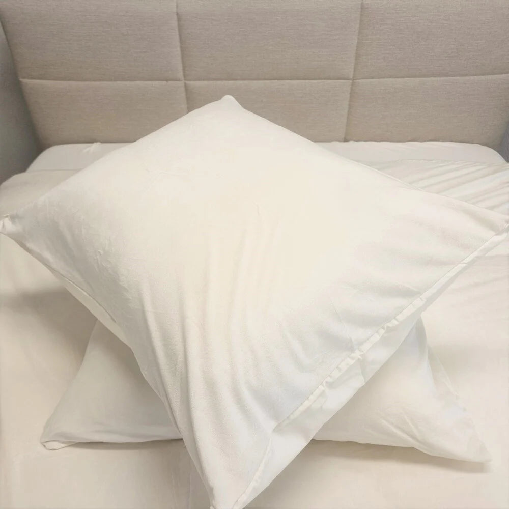 Fluwelen Dekbedovertrek Parelwit Velvet – Luxe & Comfort in Jouw Slaapkamer