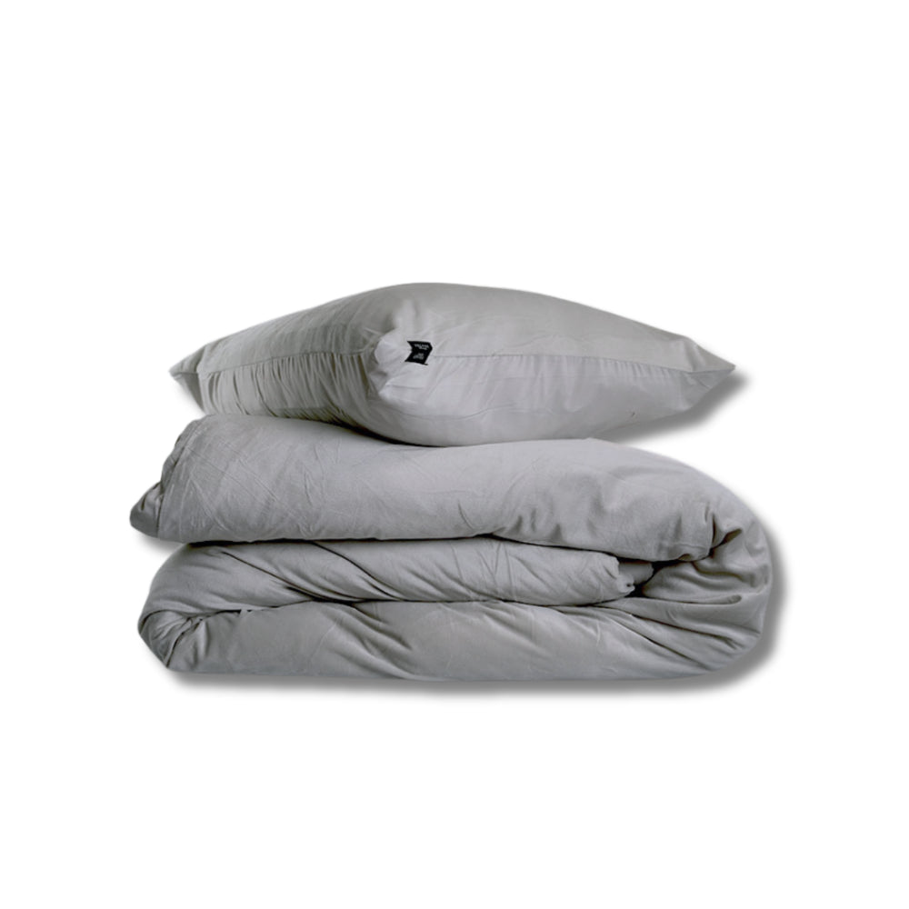 Velvet Duvet Cover Silver Velvet – Luxury & Warmth for Every Bedroom