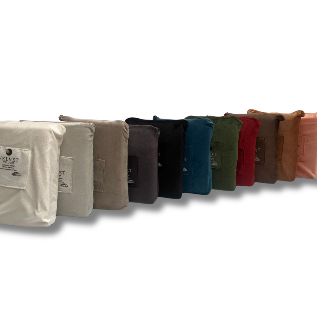 Velvet Pillowcases Petrol Blue – Luxury Velvet Pillowcases (Set of 2)