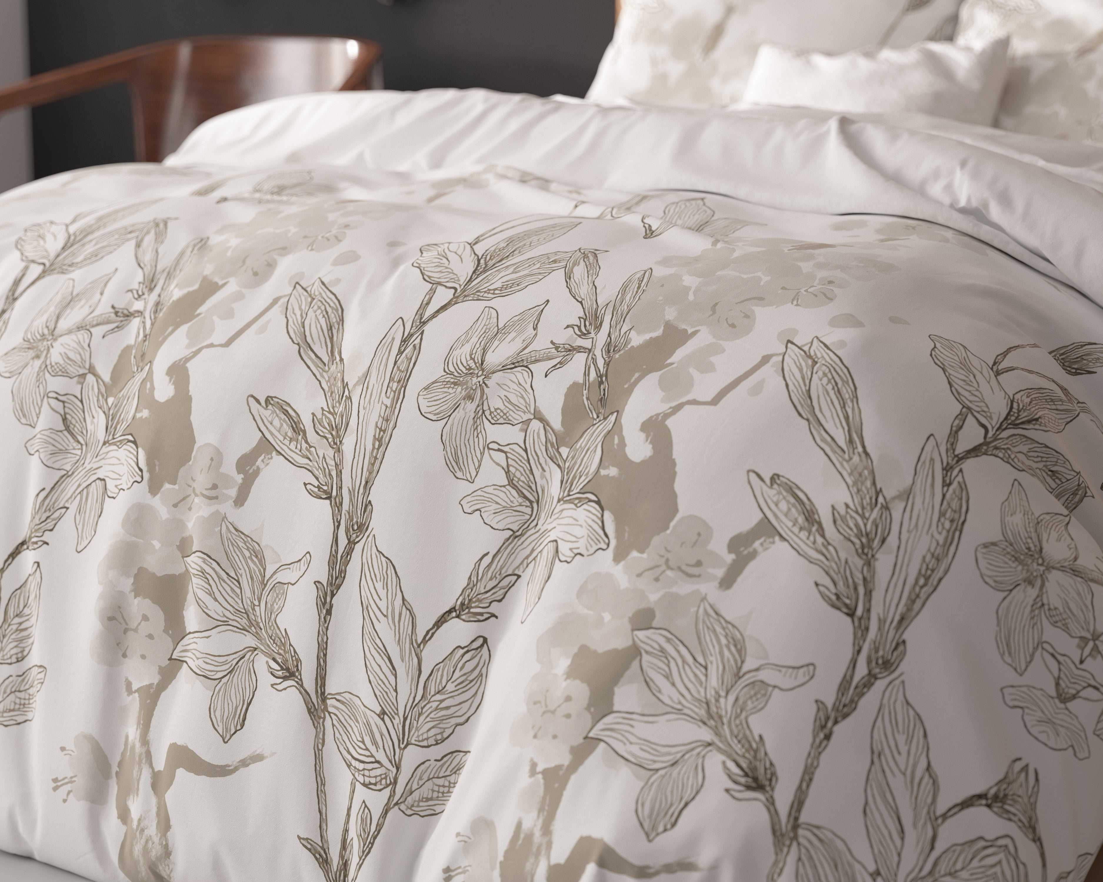 Flynn Dekbedovertrek Wit - Heerlijk warm - Leuke prints - Comfortabel zacht