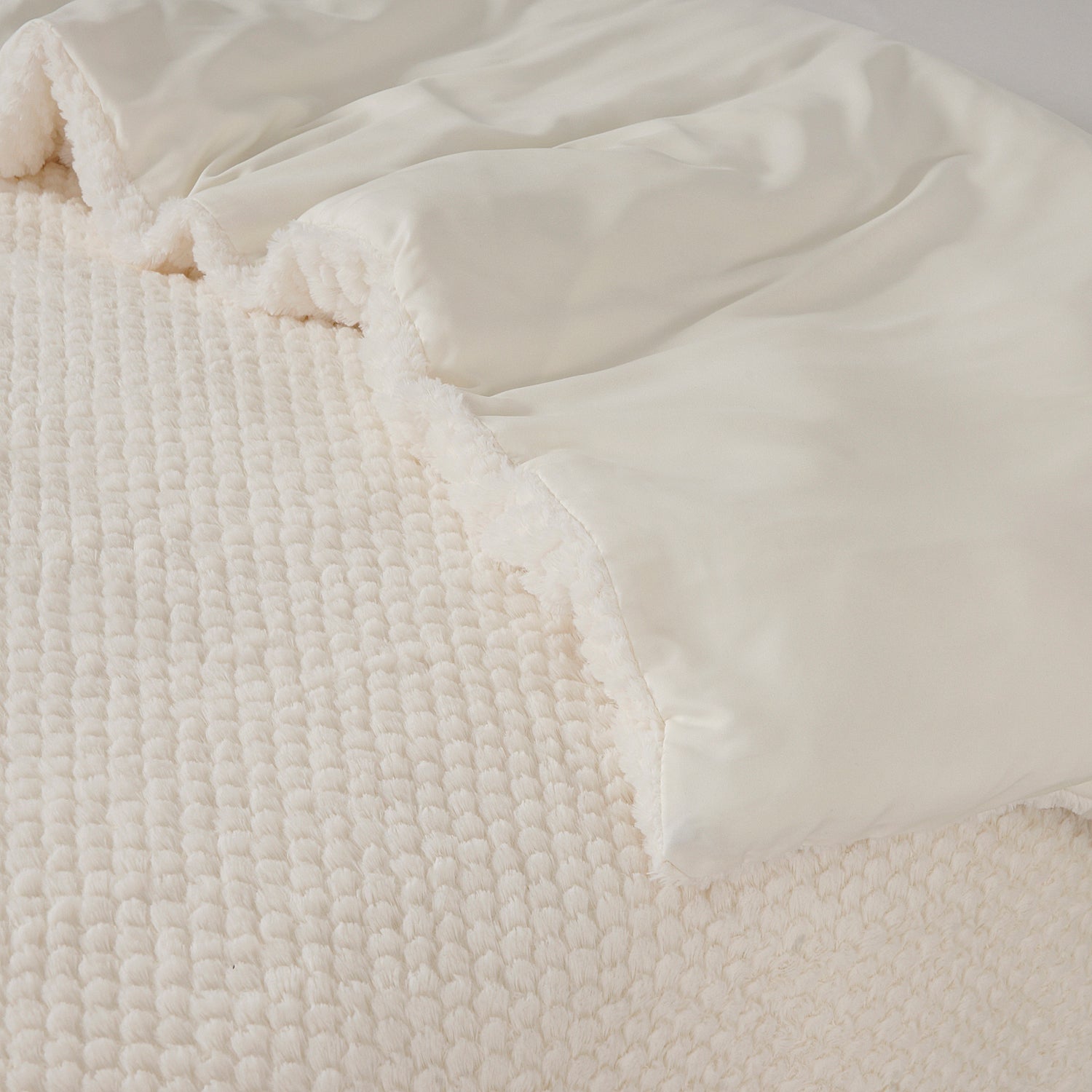 Fur Teddy Beige Duvet Cover