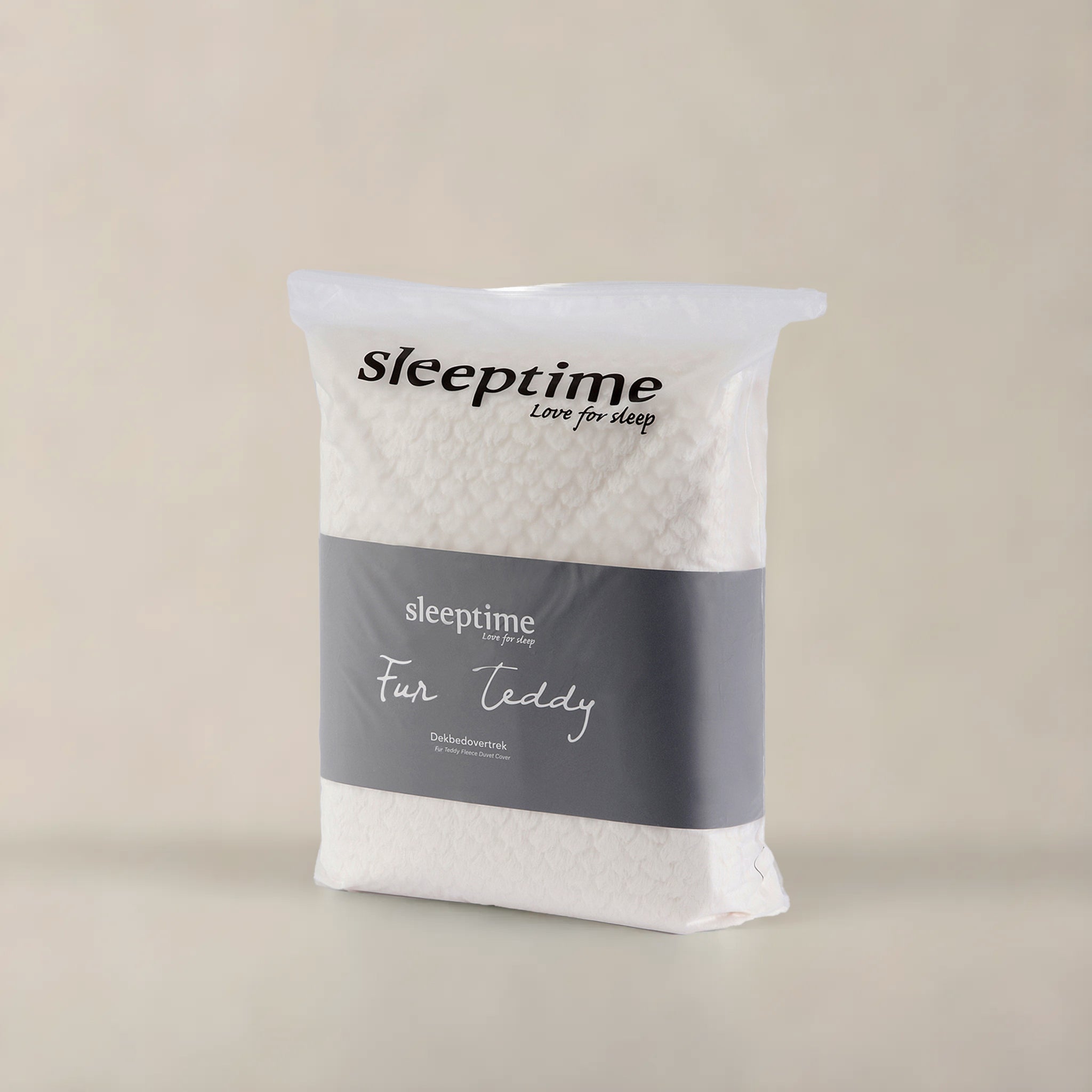 Fur Teddy Beige Duvet Cover