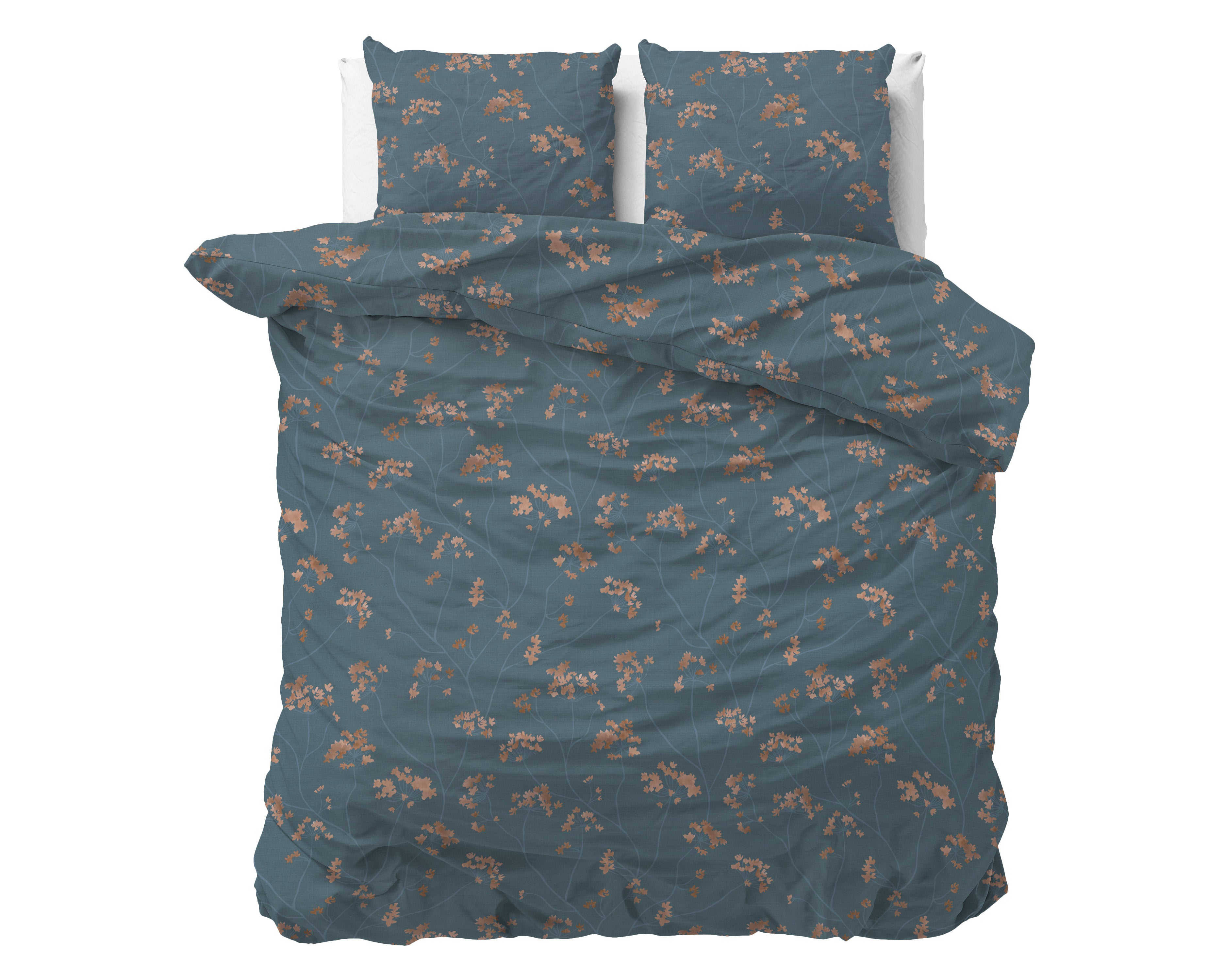 Gia Blauw Dekbedovertrek