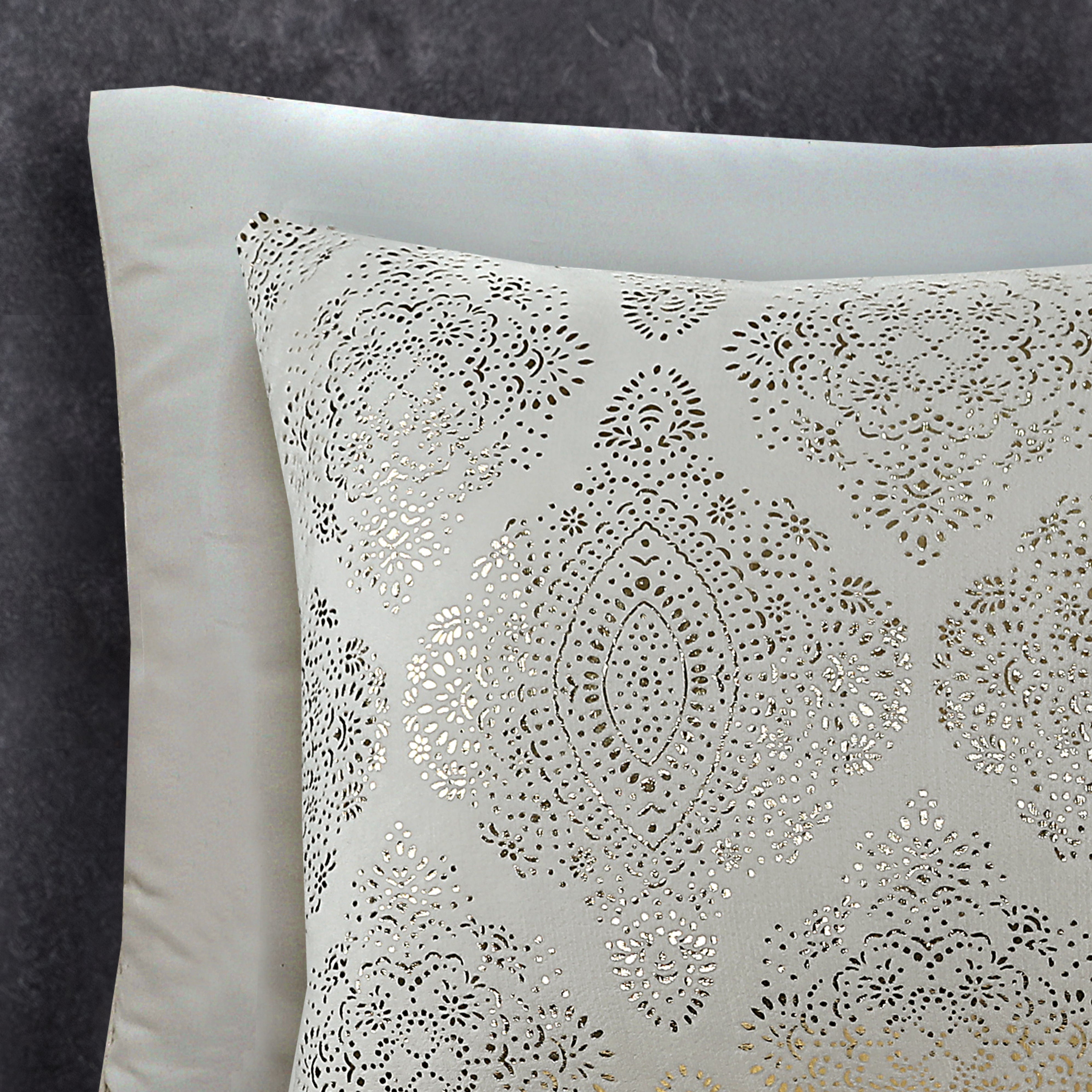 Glamour Flannel Duvet Cover Art Foil Cream