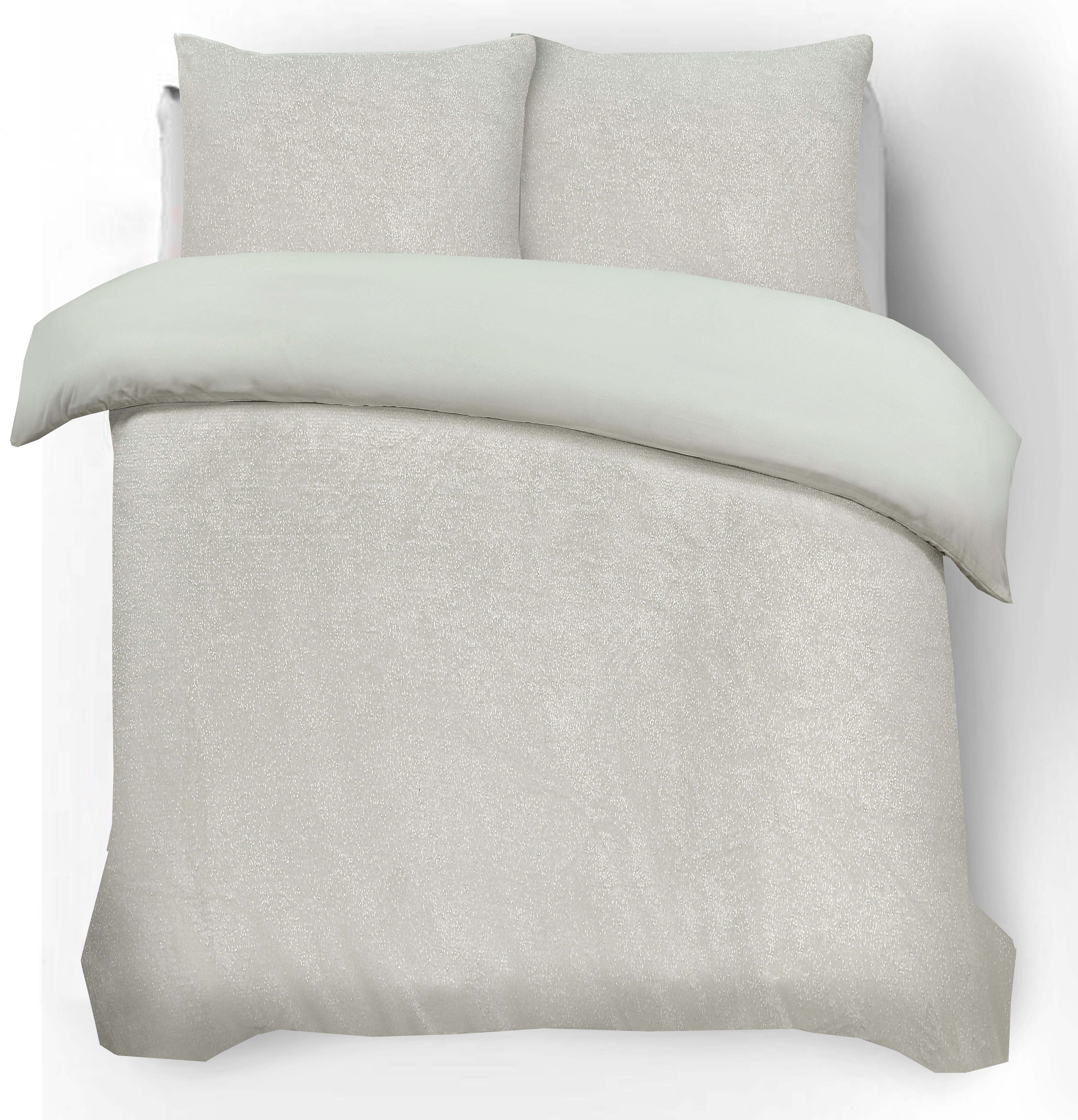 Glamour Flannel Duvet Cover Deco Foil Cream