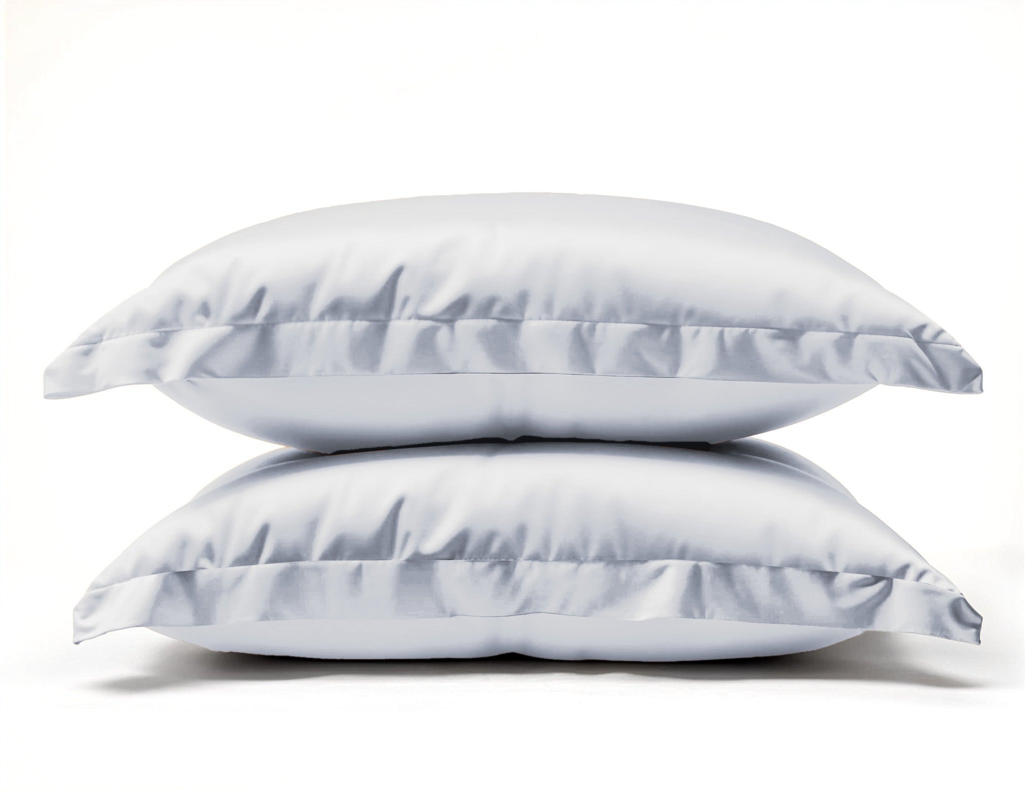 Glossy Wit Kussensloop 60 x 70 - Anti haar slijtage - Haarsalon product - 2 stuks in 1 verpakking