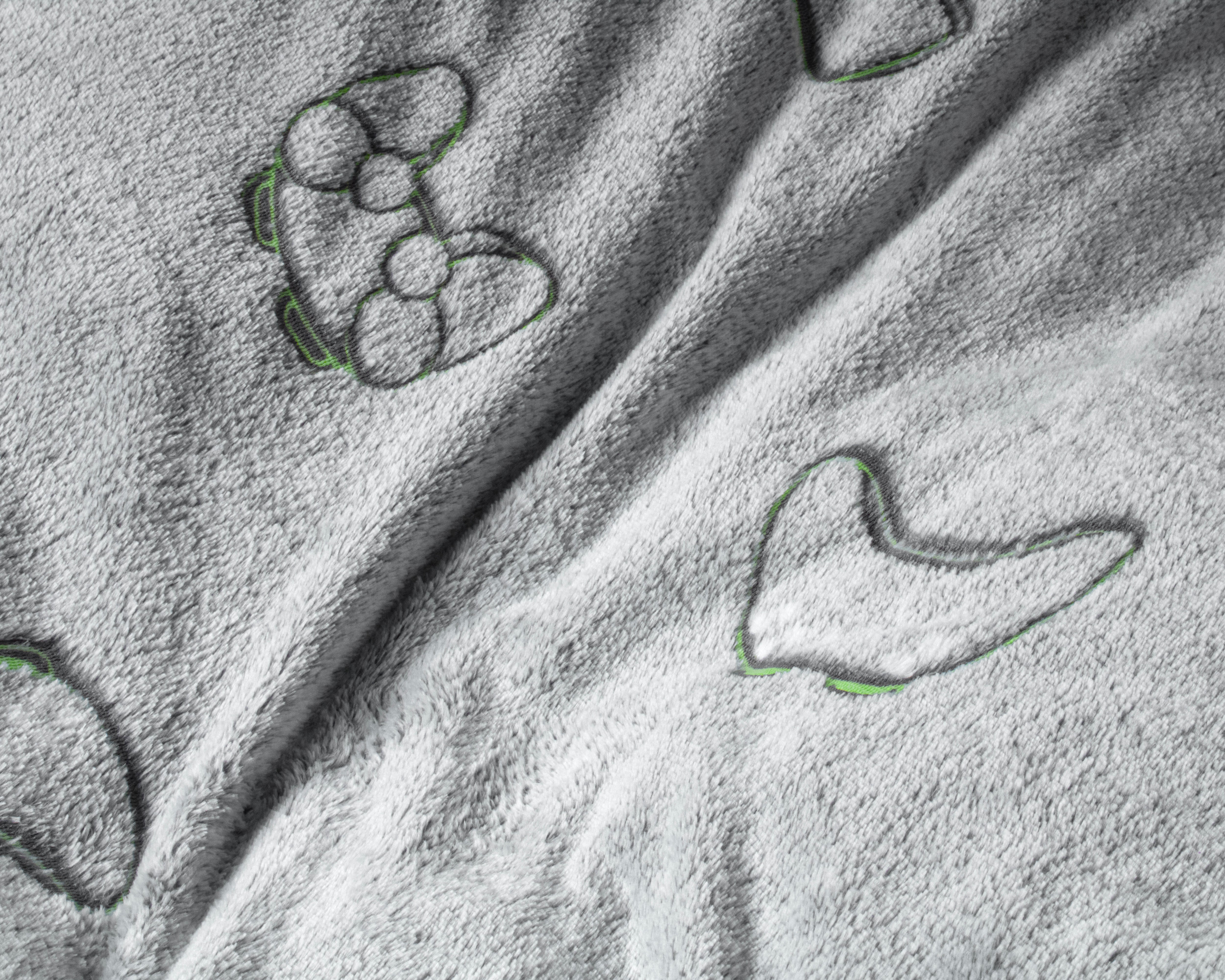 Glow in the dark Duvet cover Games Multi 140 x 200/220 - Luminous - Super soft teddy fleece - Sleep wonderfully