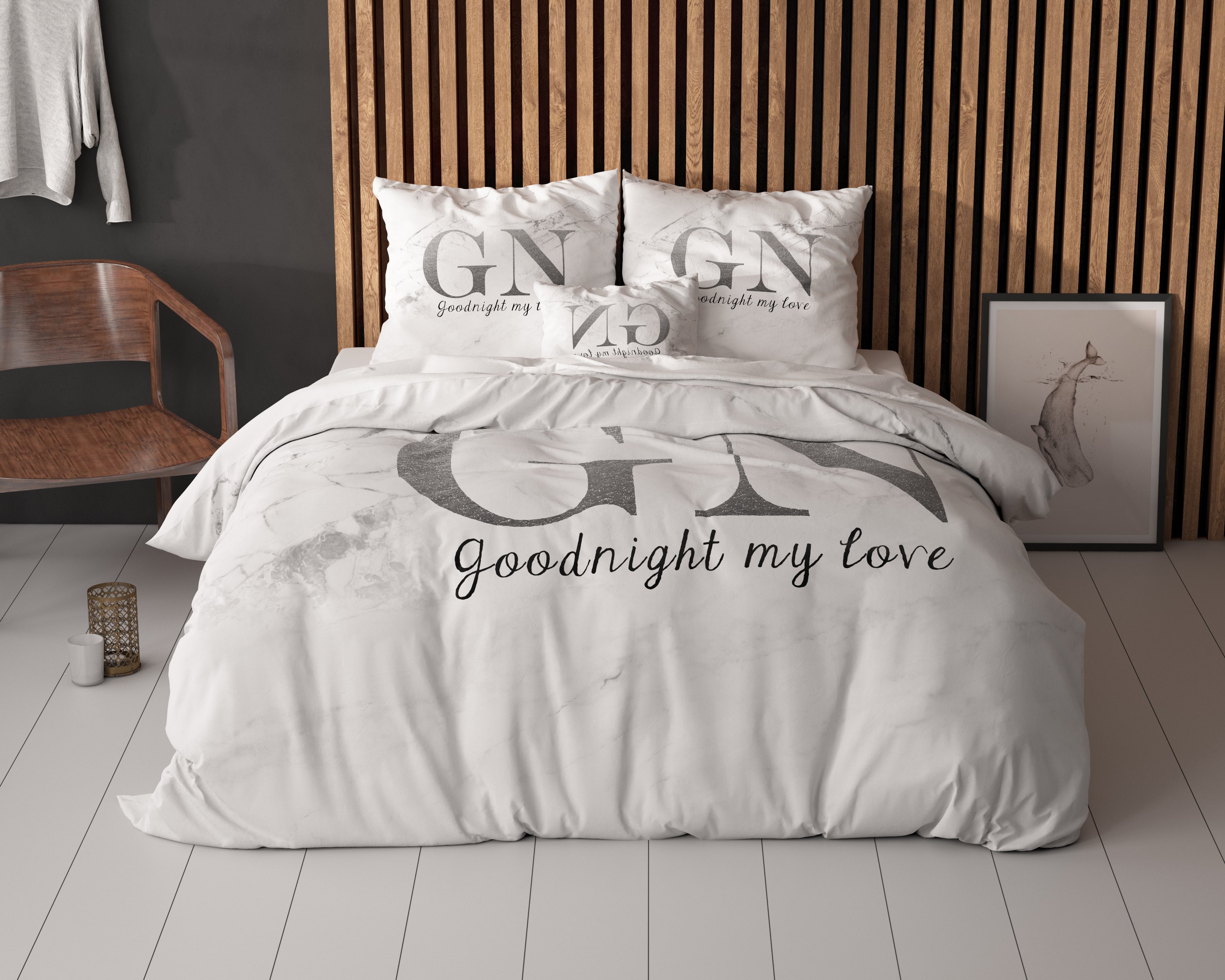 Goodnight Zilver Dekbedovertrek
