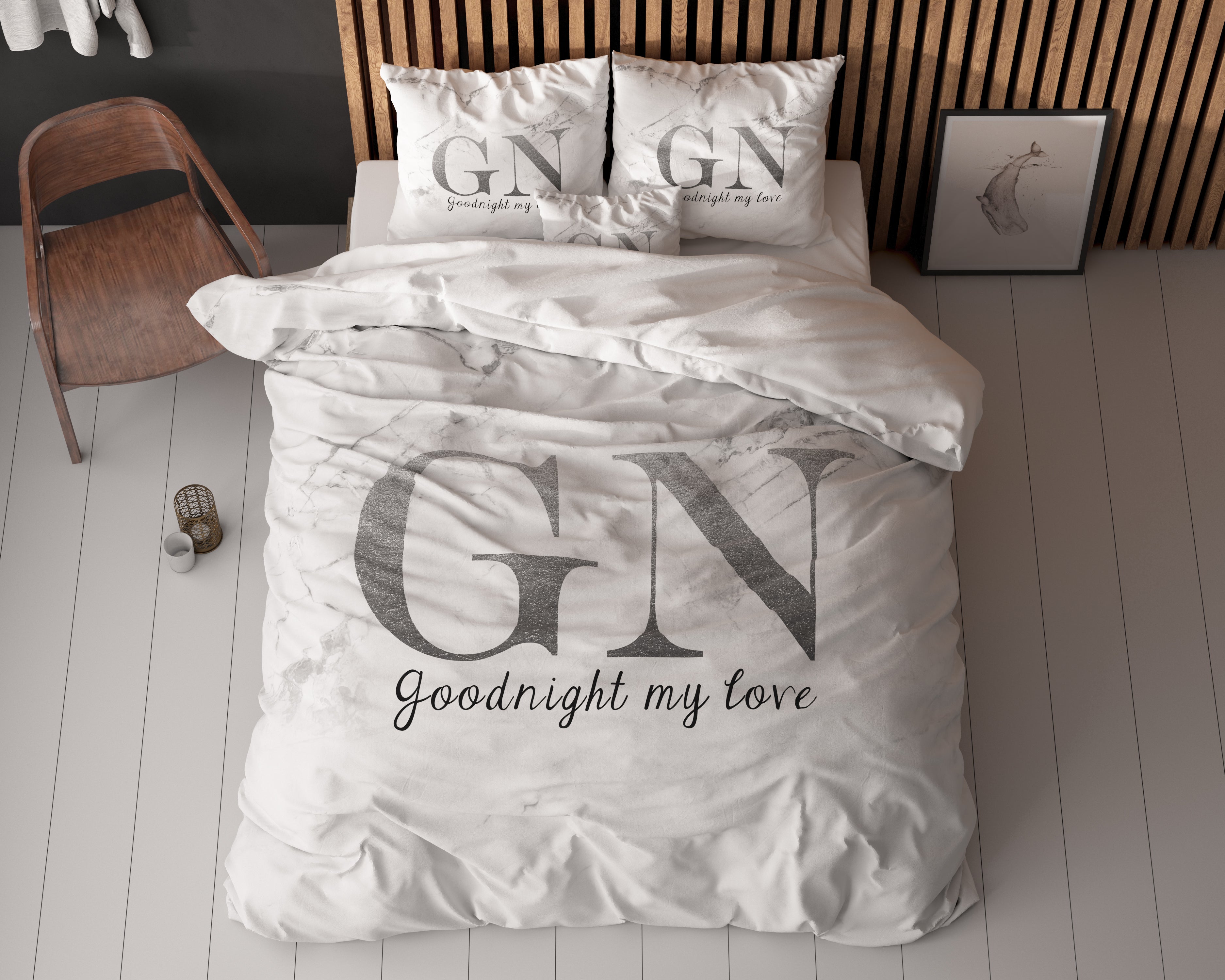 Goodnight Zilver Dekbedovertrek