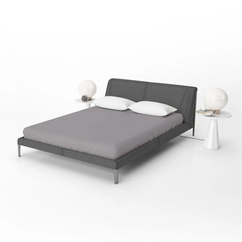 Gray Jersey Fitted Sheet | 100% Cotton | Perfect Fit and Comfort