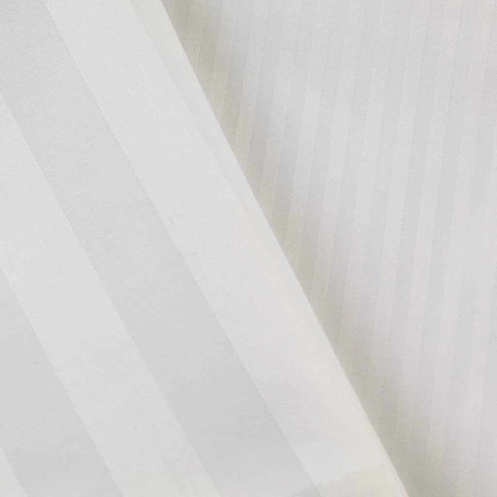 Hotellinnen Kussenslopen 60x70 cm - Luxe Wit Katoen-Satijn met Envelopsluiting (Set van 2)