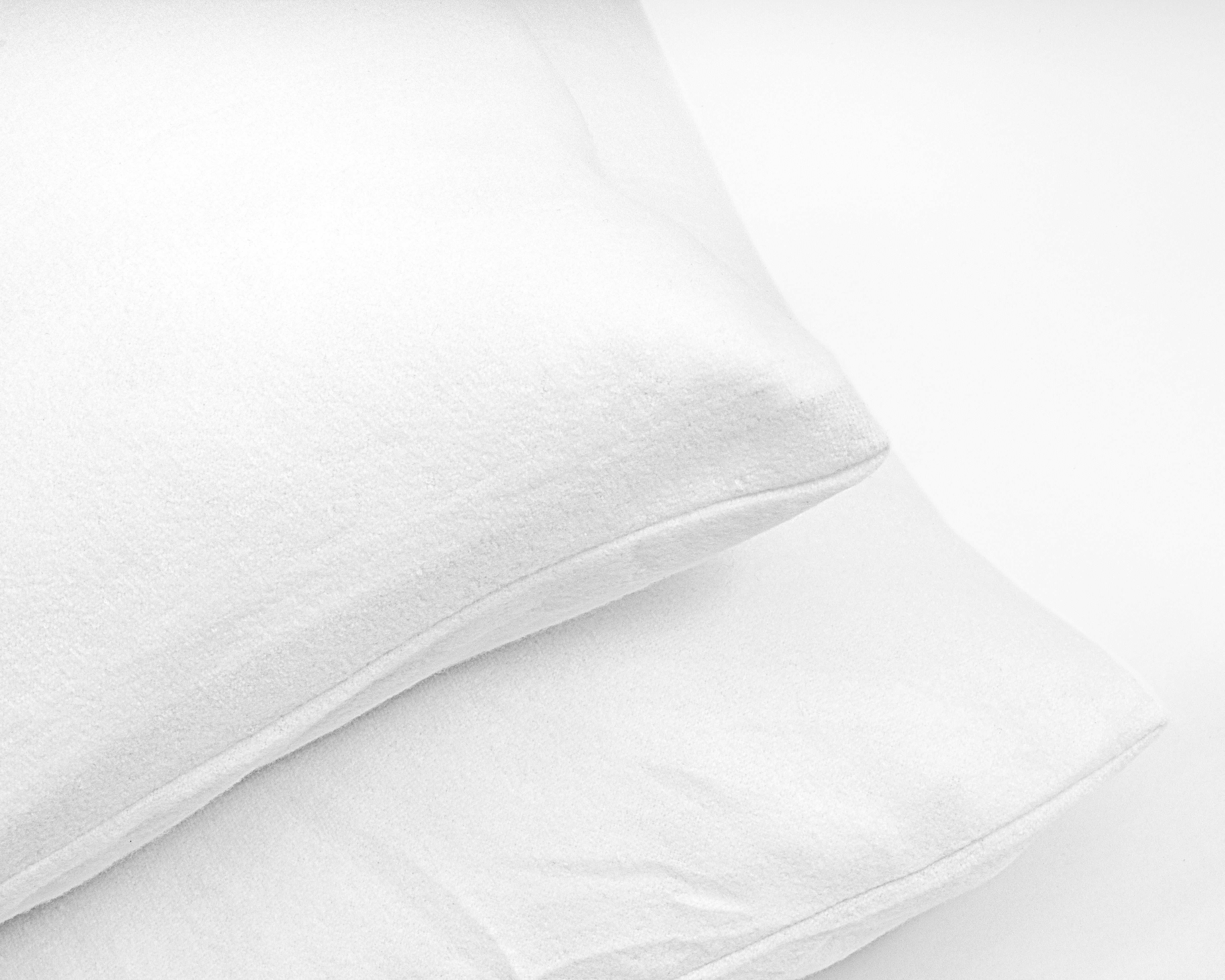 Incontinence 2-pack 60 x 70 White - Waterproof - Breathable TPU - Heavy flannel molton quality