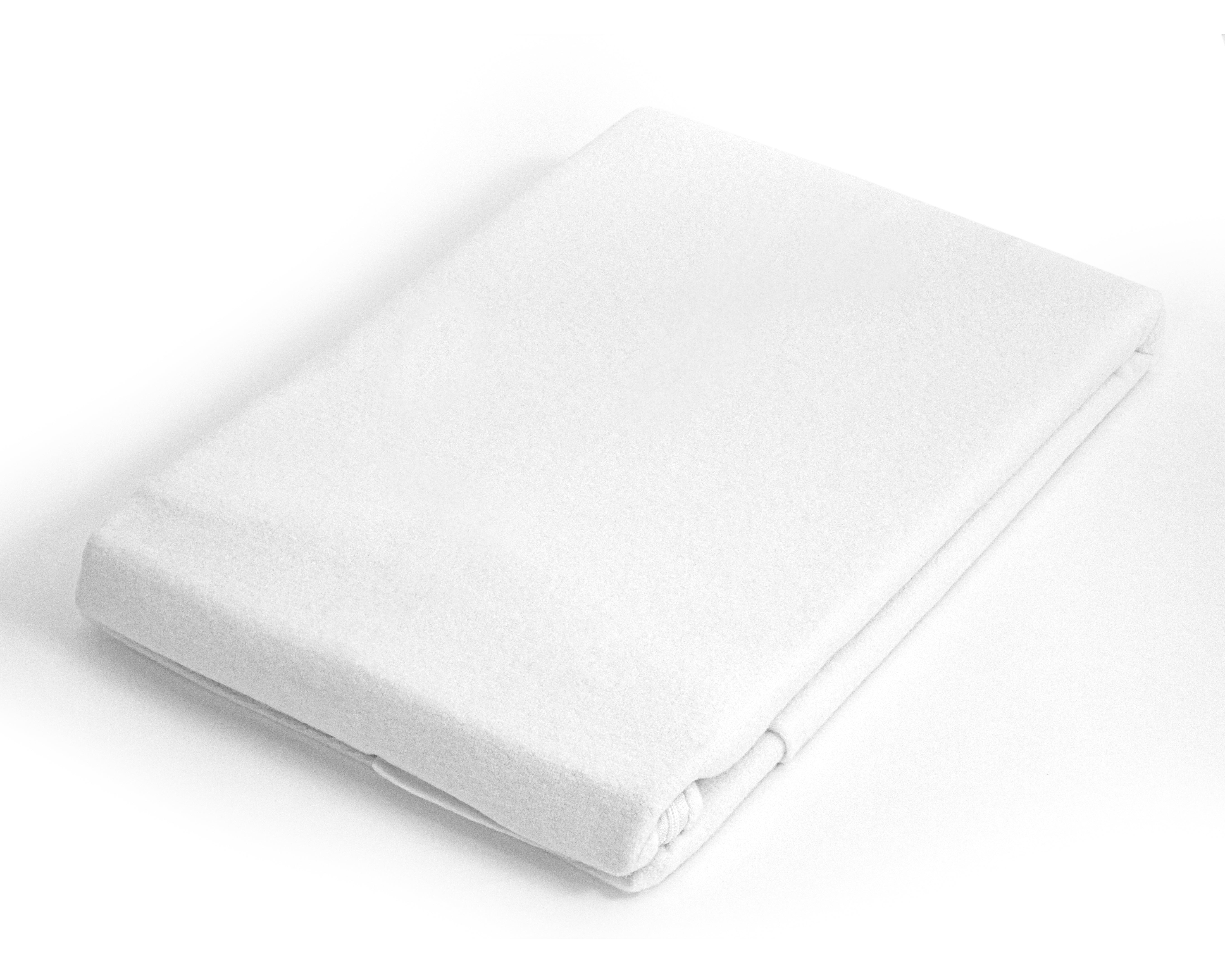 Incontinence 2-pack 60 x 70 White - Waterproof - Breathable TPU - Heavy flannel molton quality