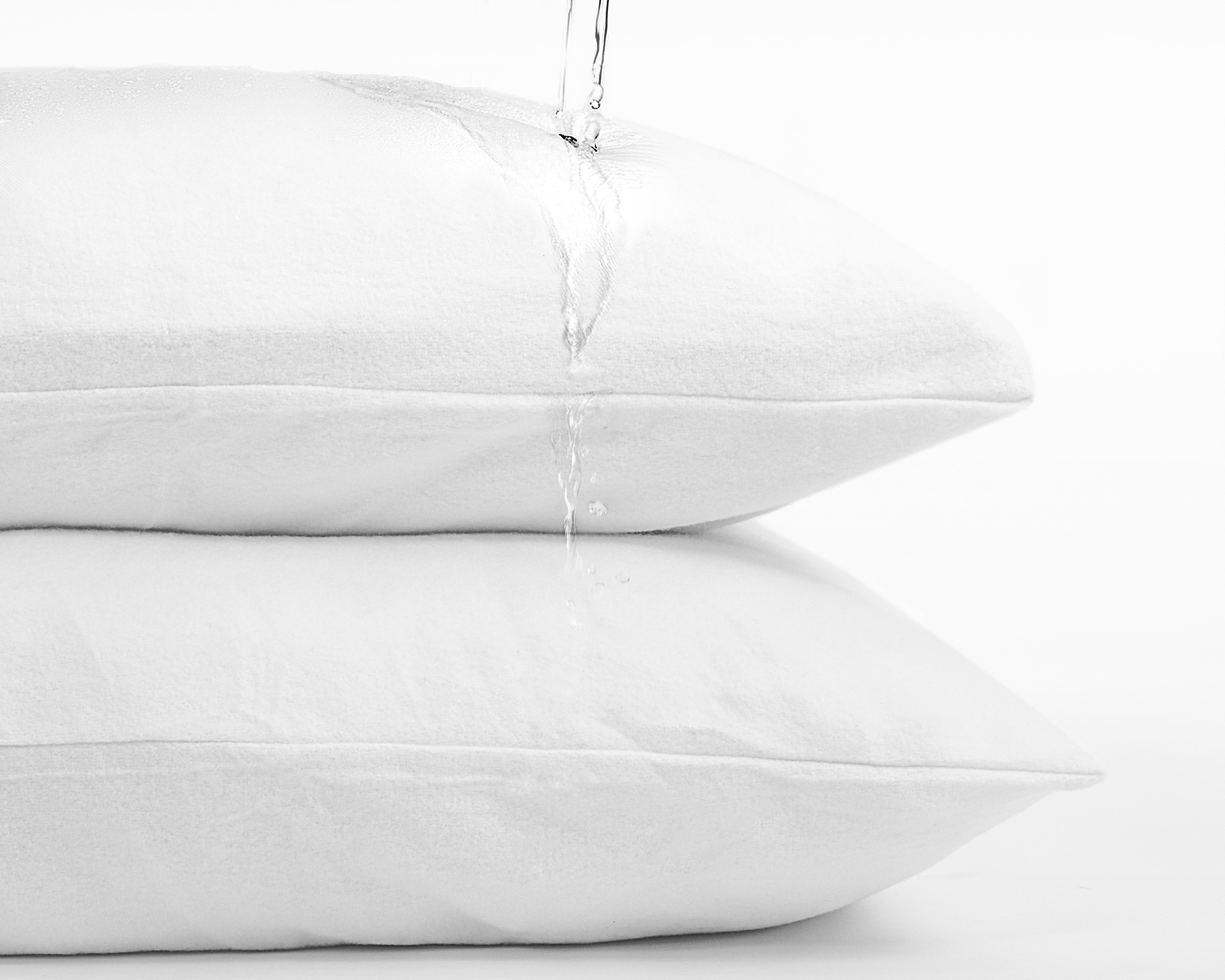 Incontinence 2-pack 60 x 70 White - Waterproof - Breathable TPU - Heavy flannel molton quality