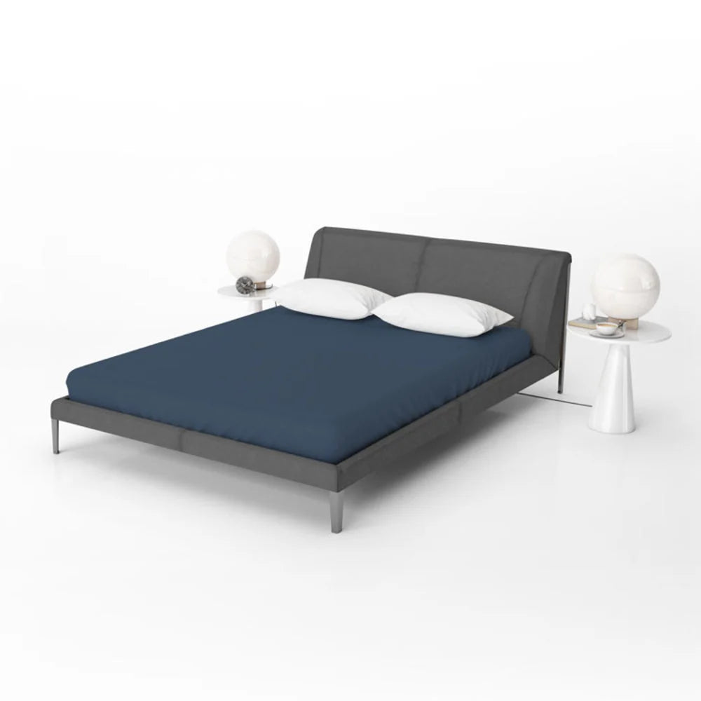 Jersey Fitted Sheet Petrol Blue – 100% Cotton, Perfect for Any Mattress