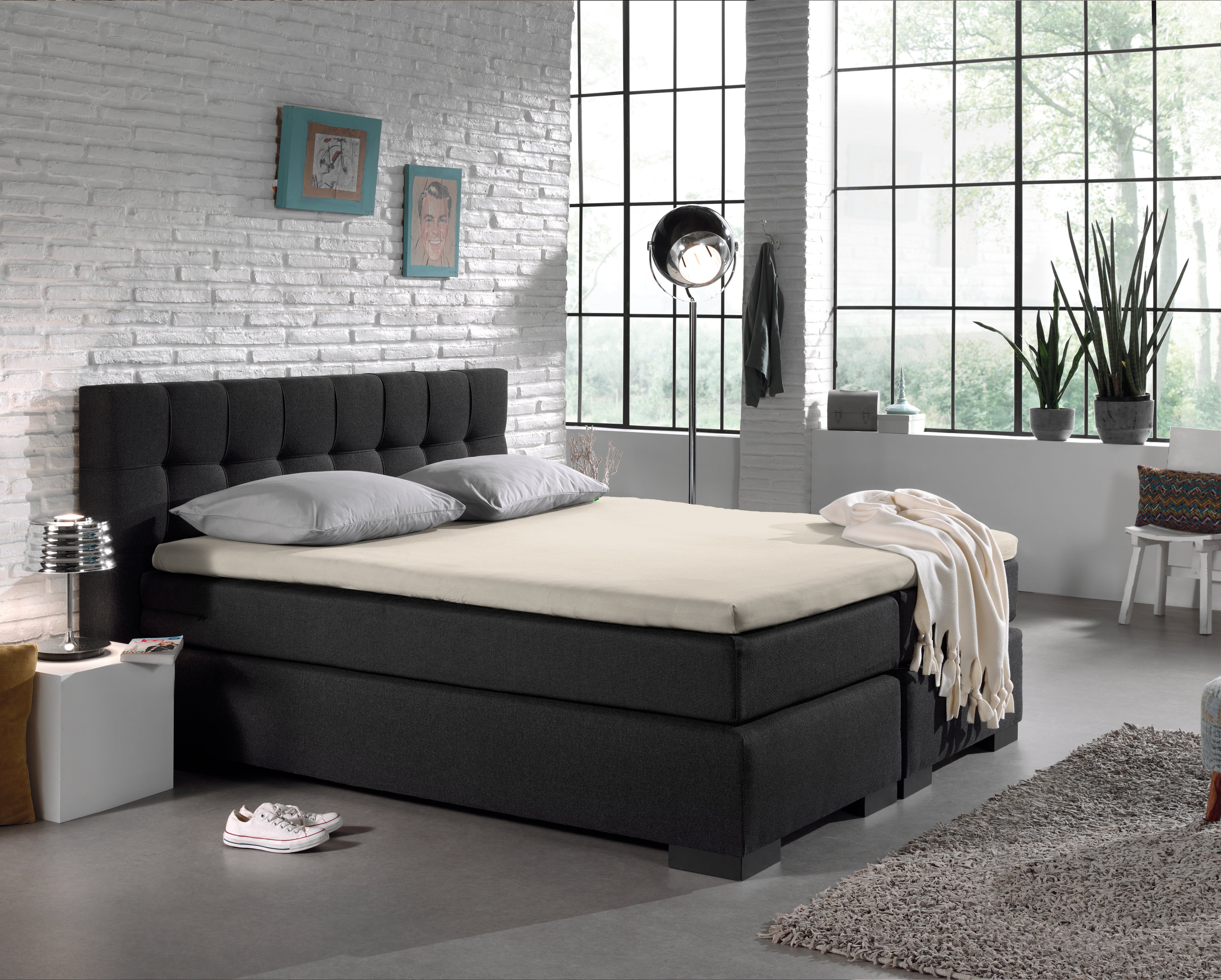 Jersey Topper Fitted Sheet Cream - Wonderfully Soft - Suitable for Box Springs and Mattresses - Stretch Cotton