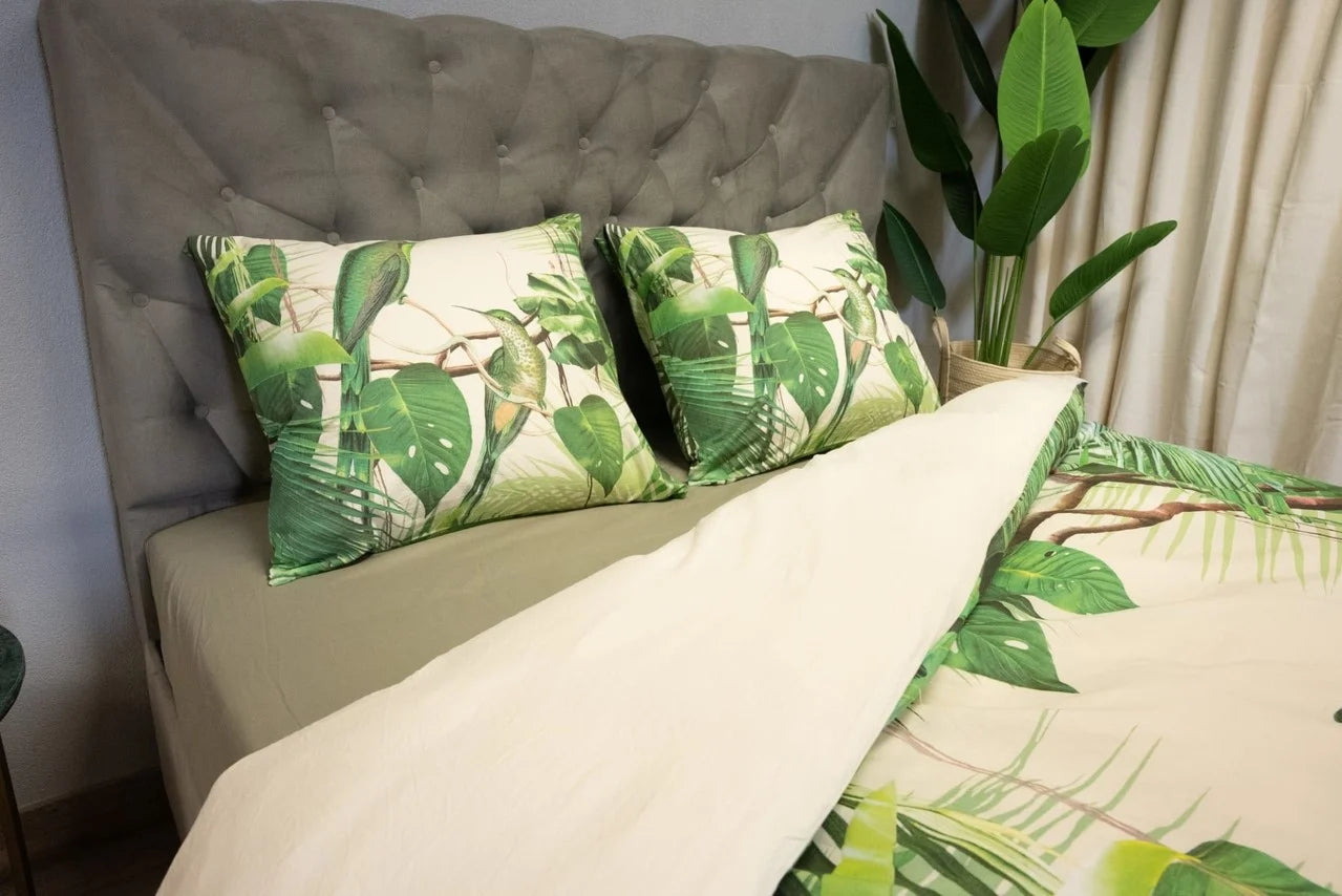 Jungle Jumina Duvet Cover - Green Jungle Design