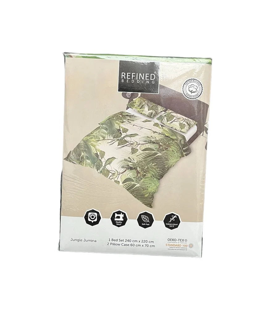 Jungle Jumina Duvet Cover - Green Jungle Design