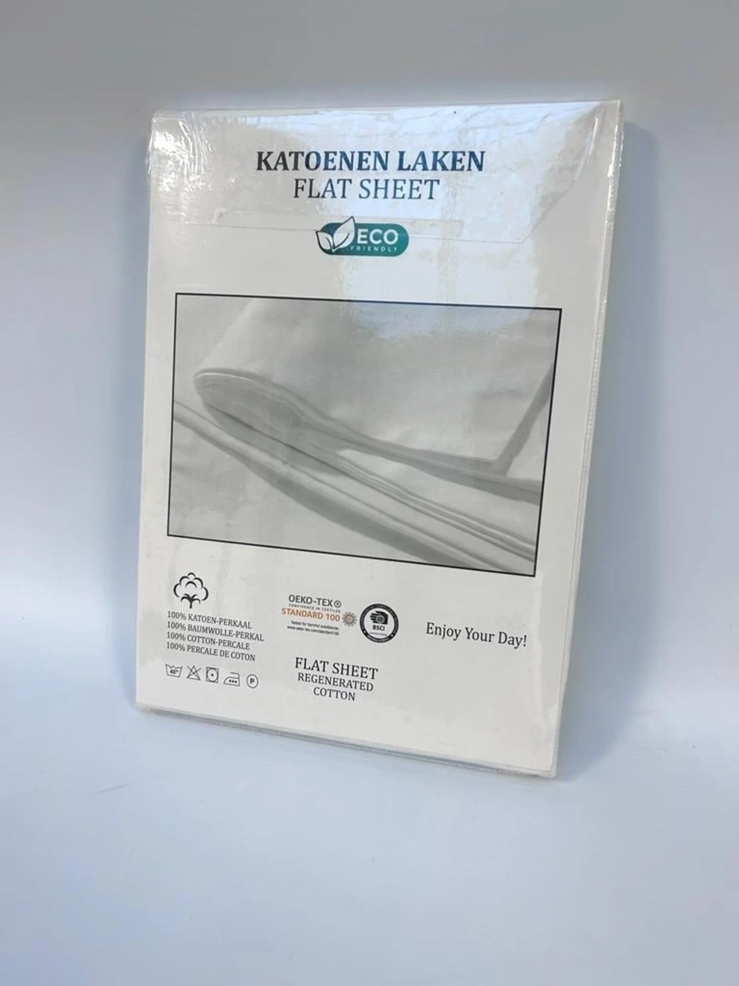 Katoenen Laken Off White Beau Maison