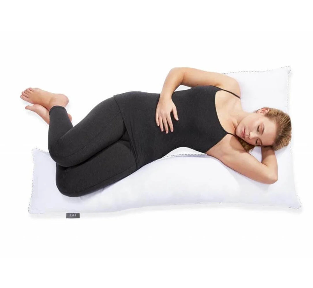 L Shape Body Pillow 150 x 80 cm – Supportive Body Pillow for Side Sleepers & Pregnancy