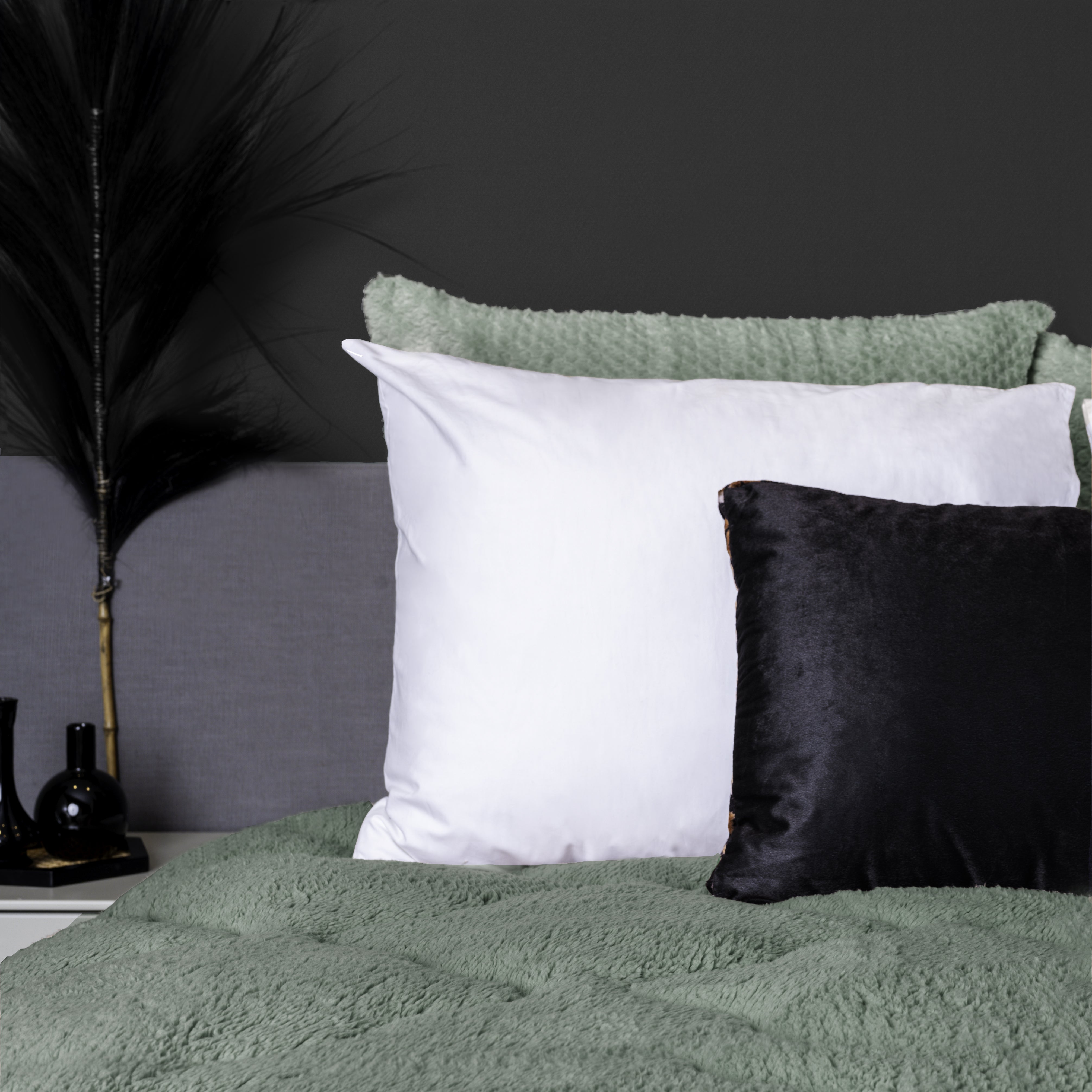 All-in-One Lazy Teddy Duvet Green - Duvet for the whole year