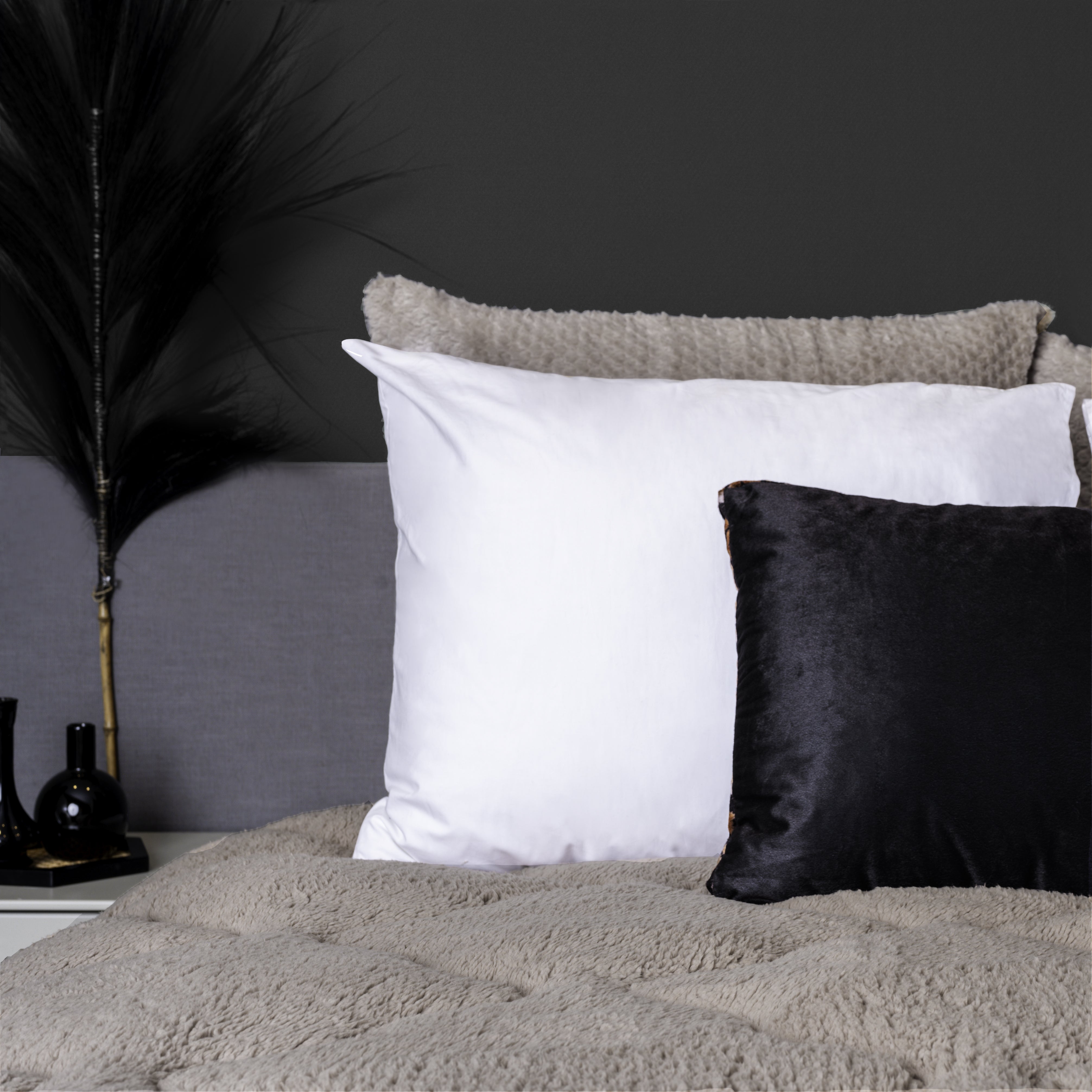 All-in-One Lazy Teddy Duvet Taupe - Duvet for the whole year