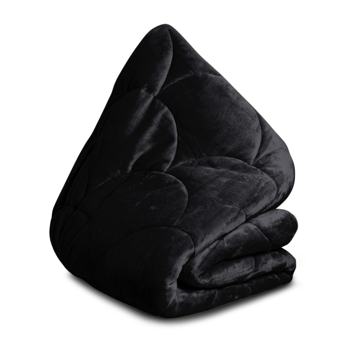Flanel Velvet Easy Dekbed - Zwart