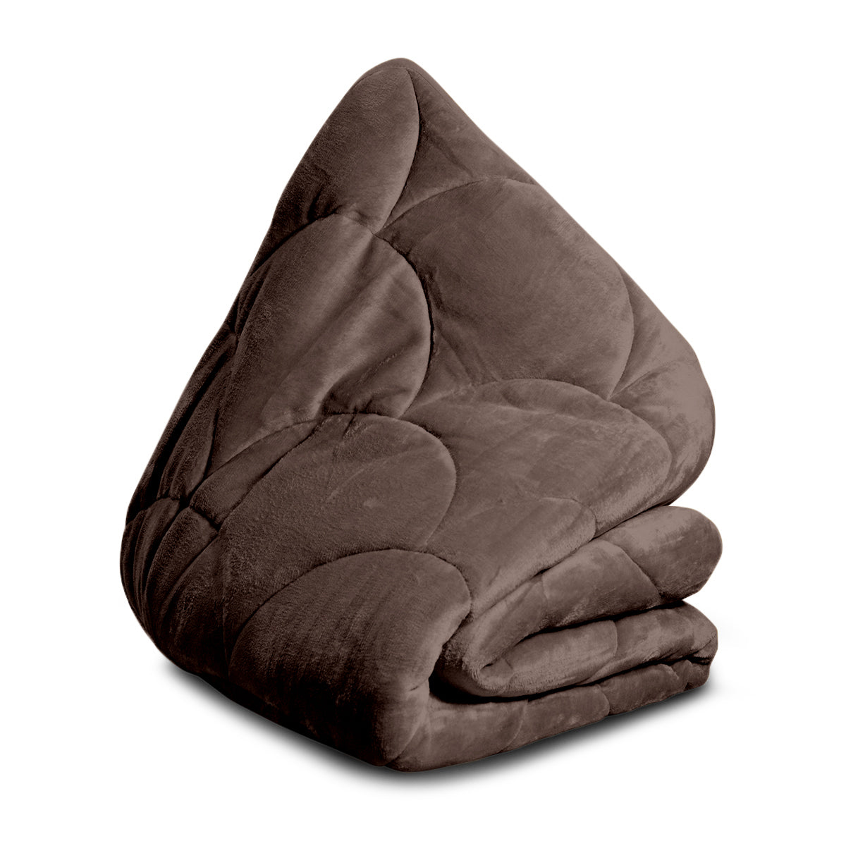 Flanel Velvet Easy Dekbed - Bruin