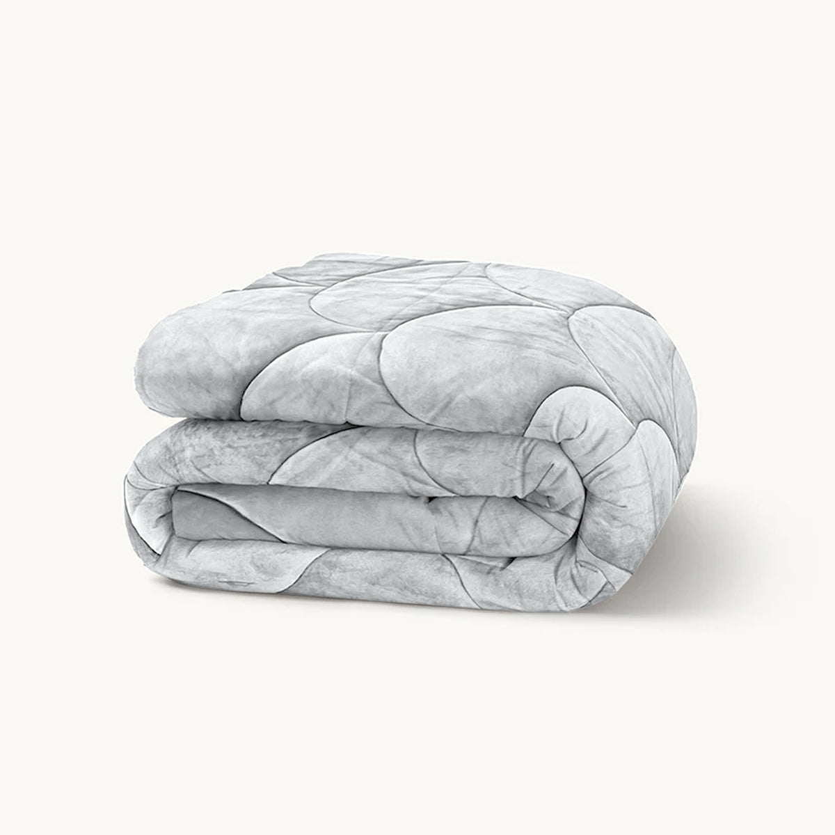 Flanel Velvet Easy Dekbed - Zilvergrijs