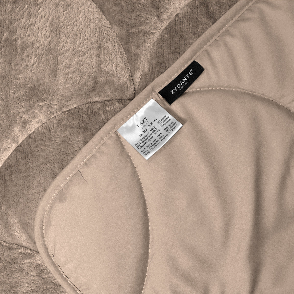 Flanel Velvet Easy Dekbed - Taupe