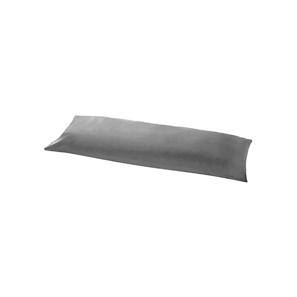 Body Pillow Cover Anthracite - 100% Cotton - Breathable & Durable