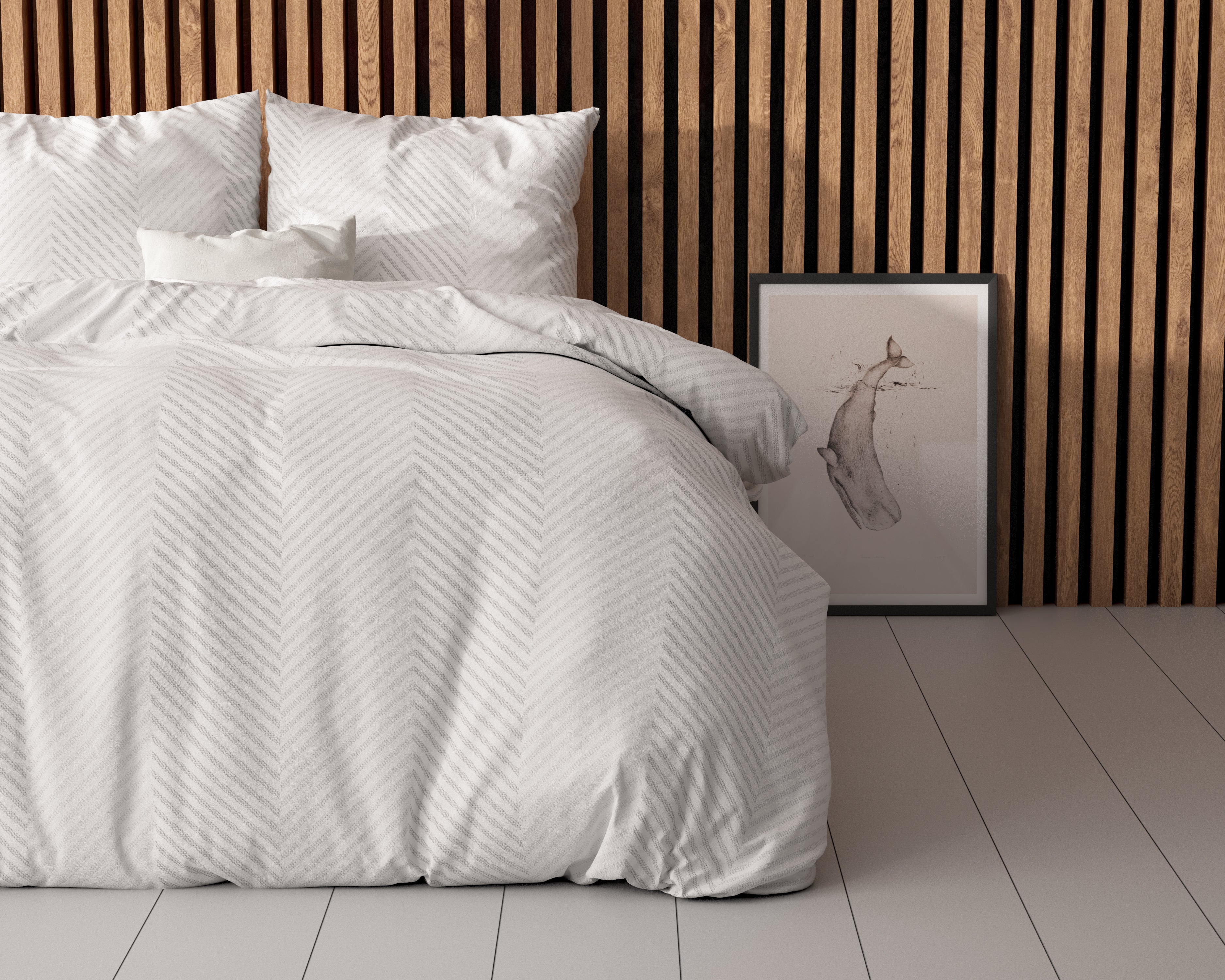 Loana White Duvet Cover - Non-Iron - Cotton Woven - Fun Prints