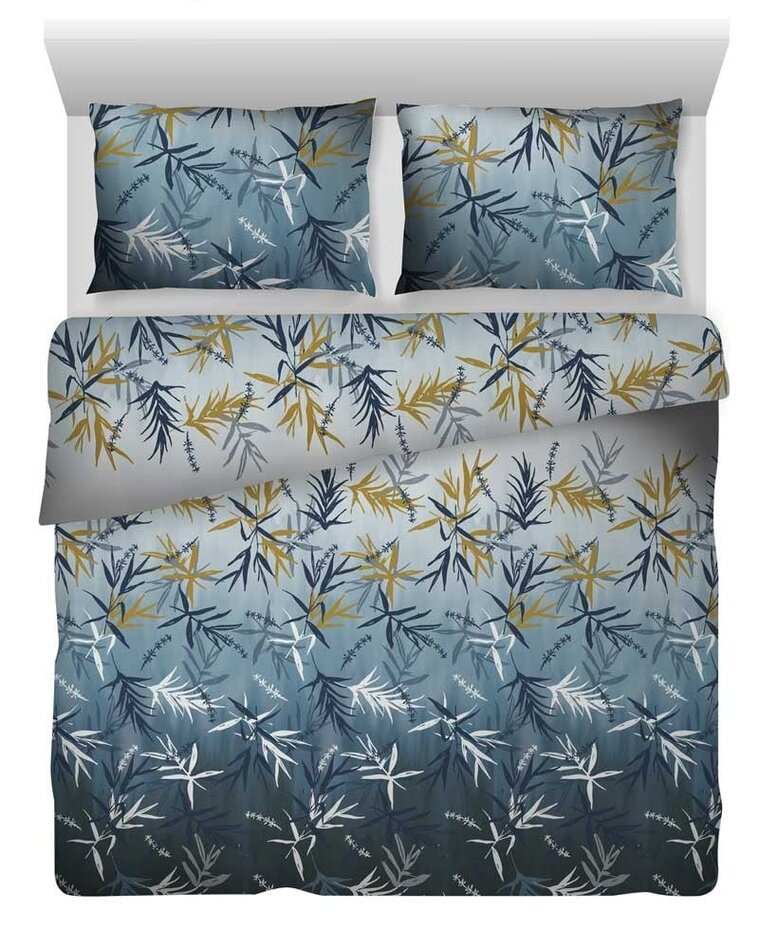 Luxe Katoen Satijnen Dekbedovertrek Raining Daffodils - 350 Thread Count, Ademend en Oeko-Tex Gecertificeerd
