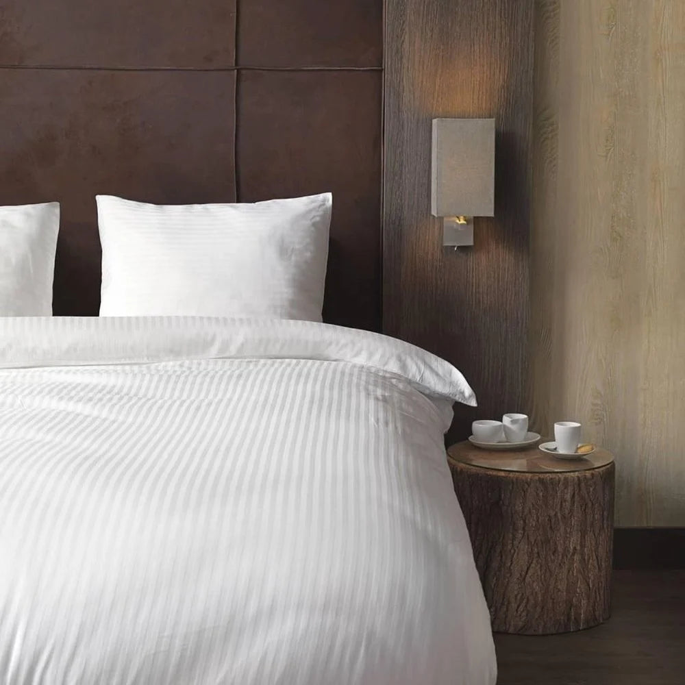 Luxury Cotton Satin Pillowcases - Hotel Line (60x70 cm) - Set of 2