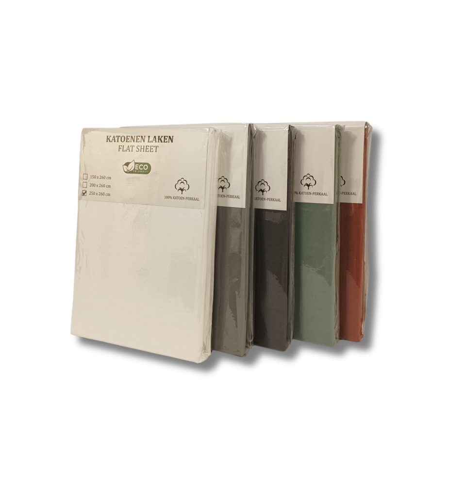 Luxury Grey Cotton Sheets | 100% Cotton Percale | Breathable & Durable