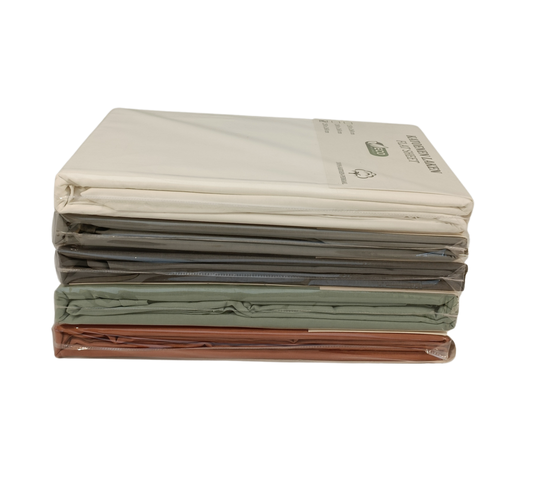 Luxury Grey Cotton Sheets | 100% Cotton Percale | Breathable & Durable