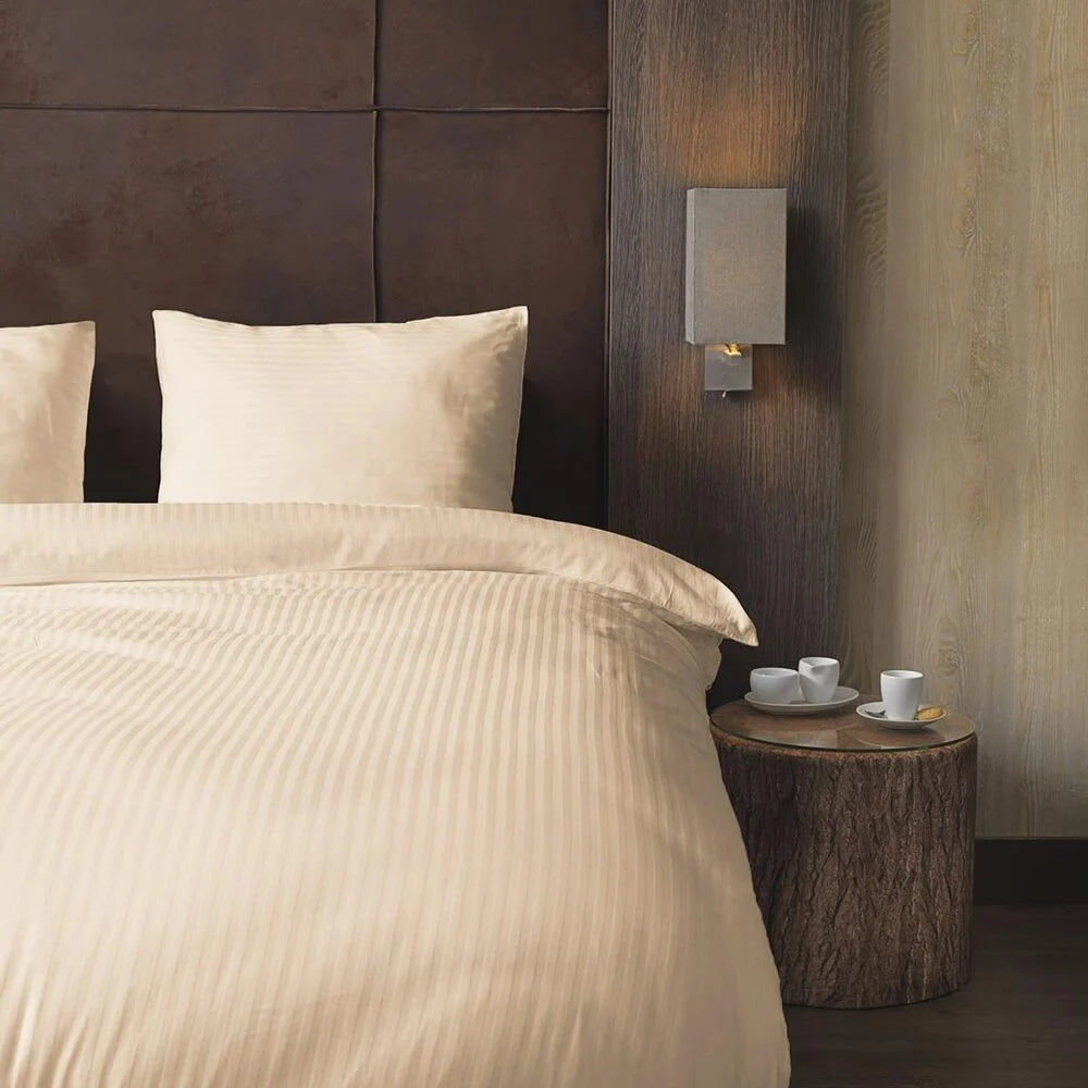 Luxury Pillowcases Hotel Line Sand Colored (60x70 cm) - Set of 2