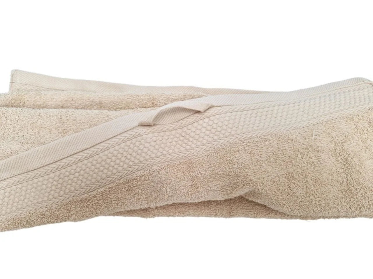 Luxury Sand-Colored Towels - 100% Cotton | Hotel Quality 500g/m²