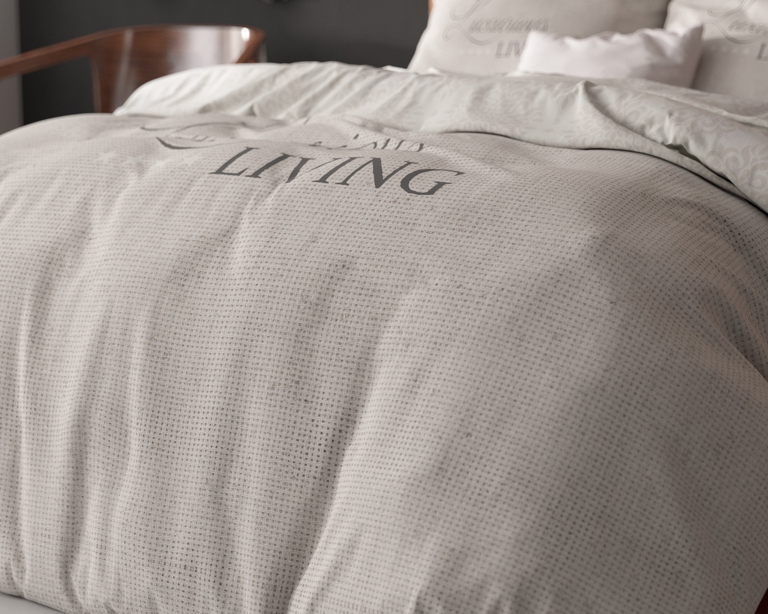 Luxurious Living Zand Dekbedovertrek